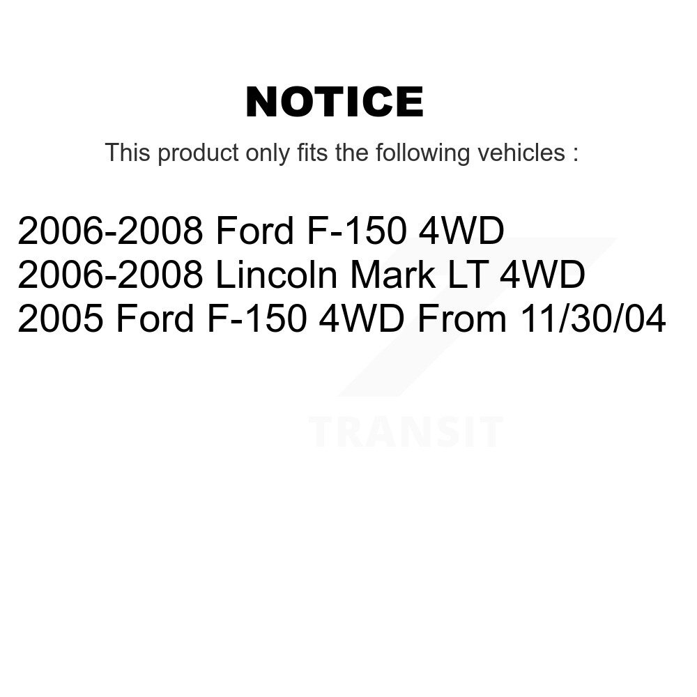Top Quality - 72-K80338 - Suspension Stabilizer Bar Link Kit