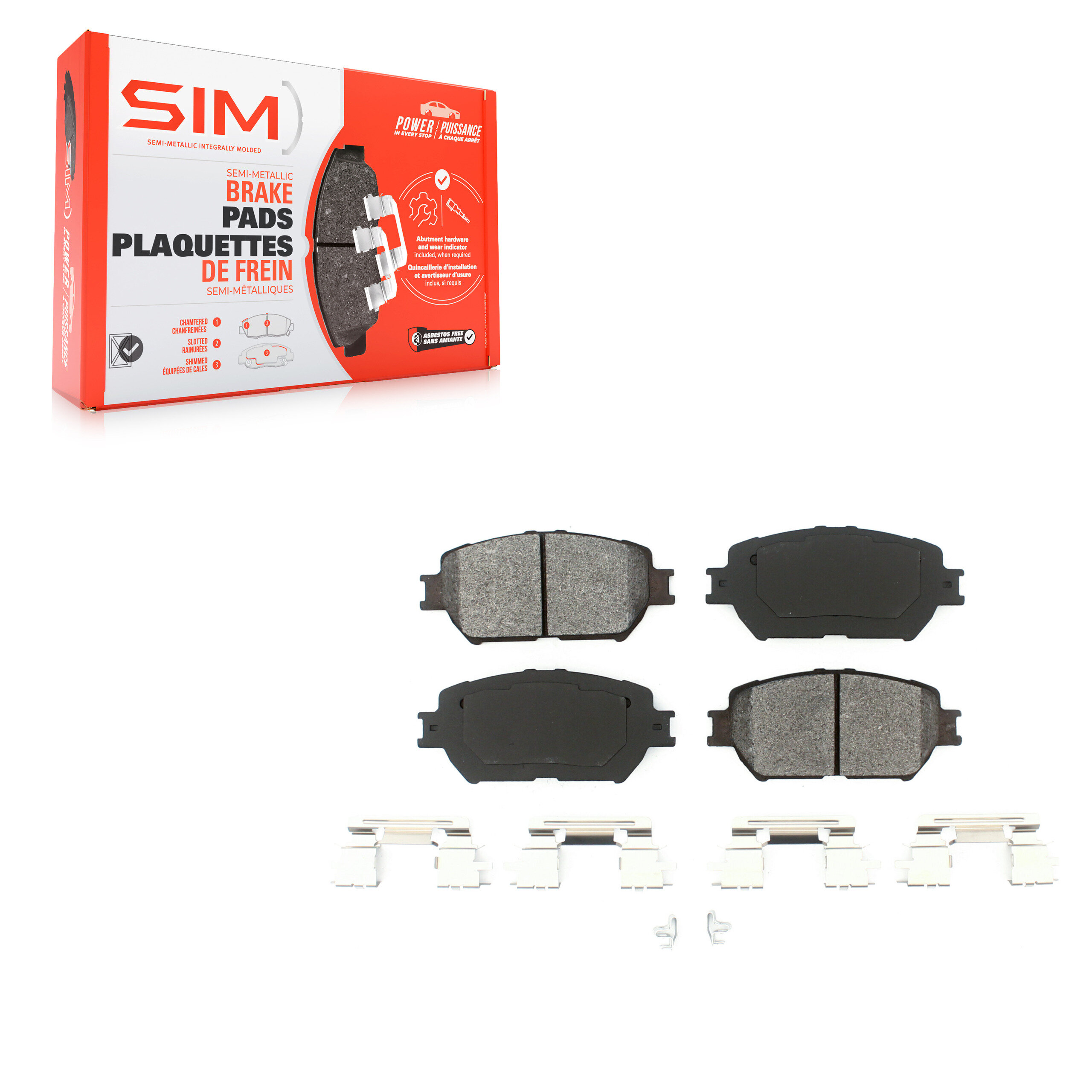 Semi-Metallic Brake Pads