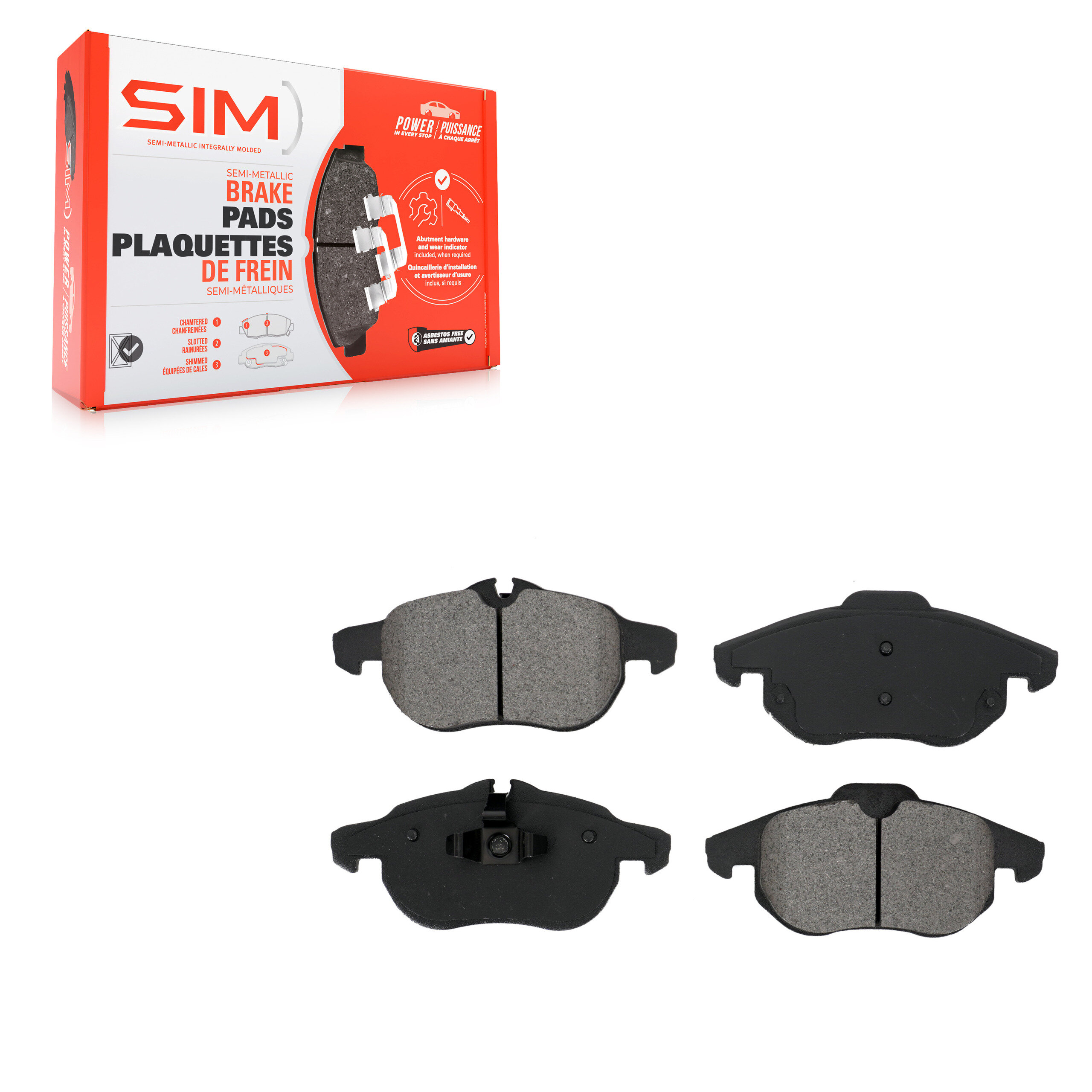 Semi-Metallic Brake Pads