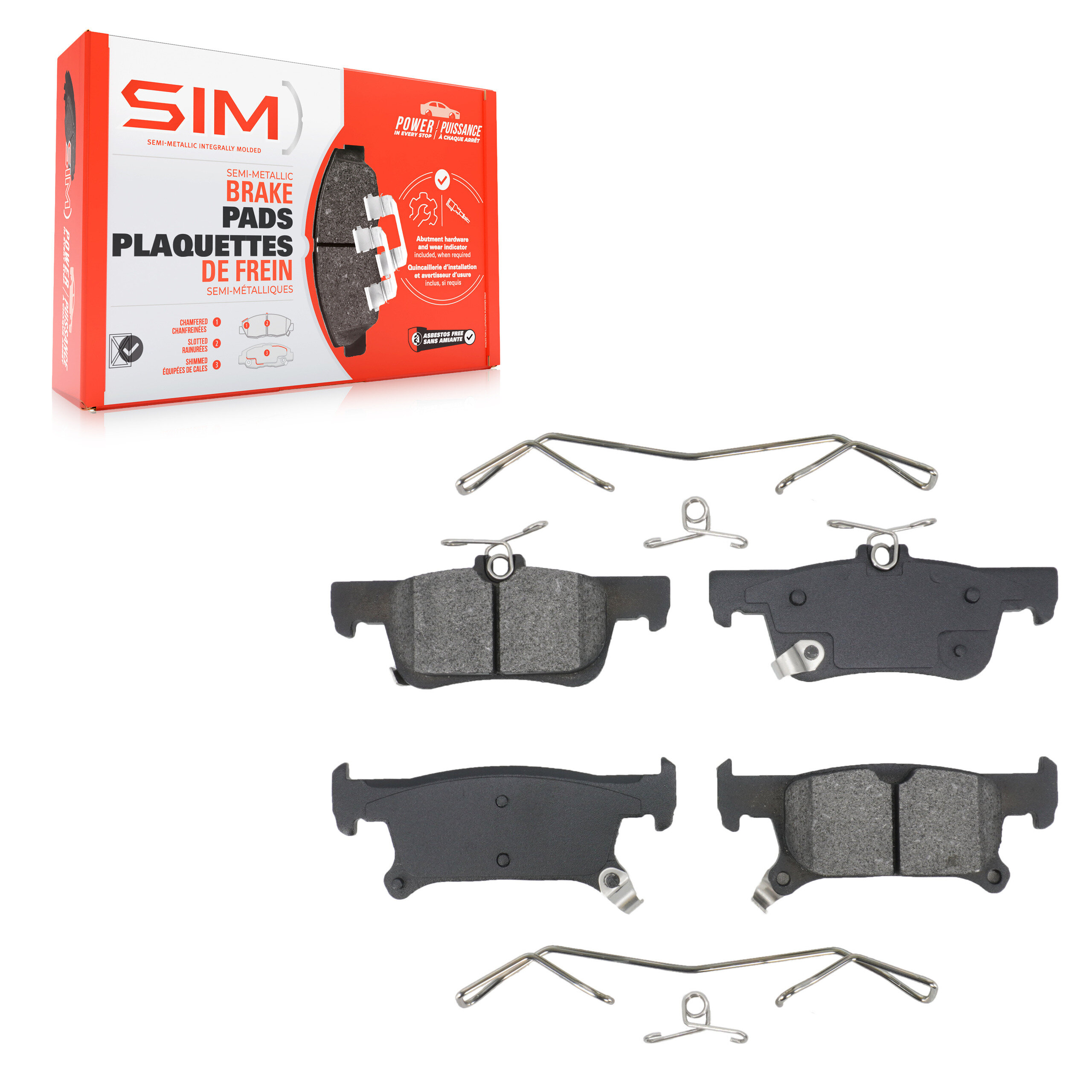 Semi-Metallic Brake Pads