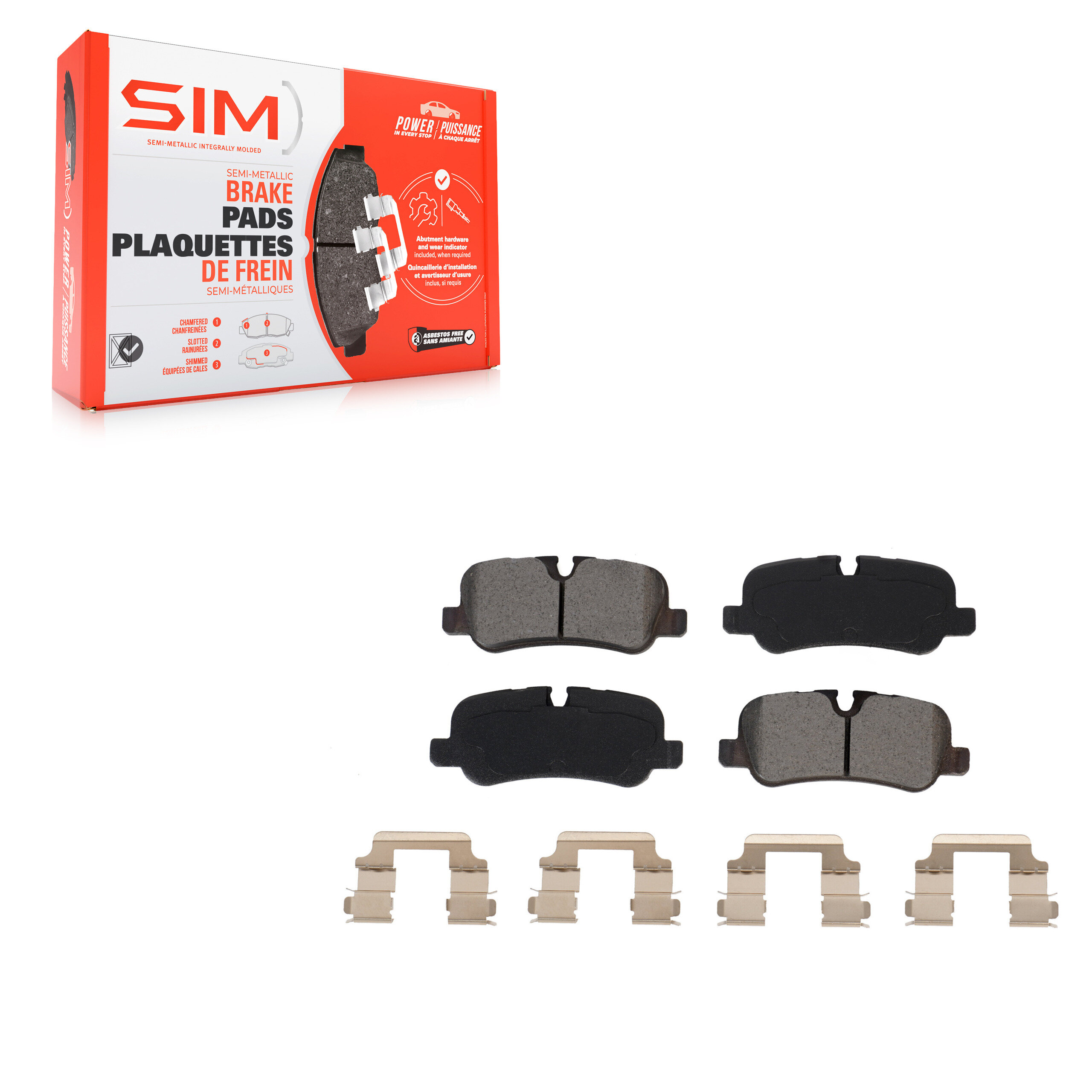 SIM - SIM-1099 - Semi-Metallic Brake Pads