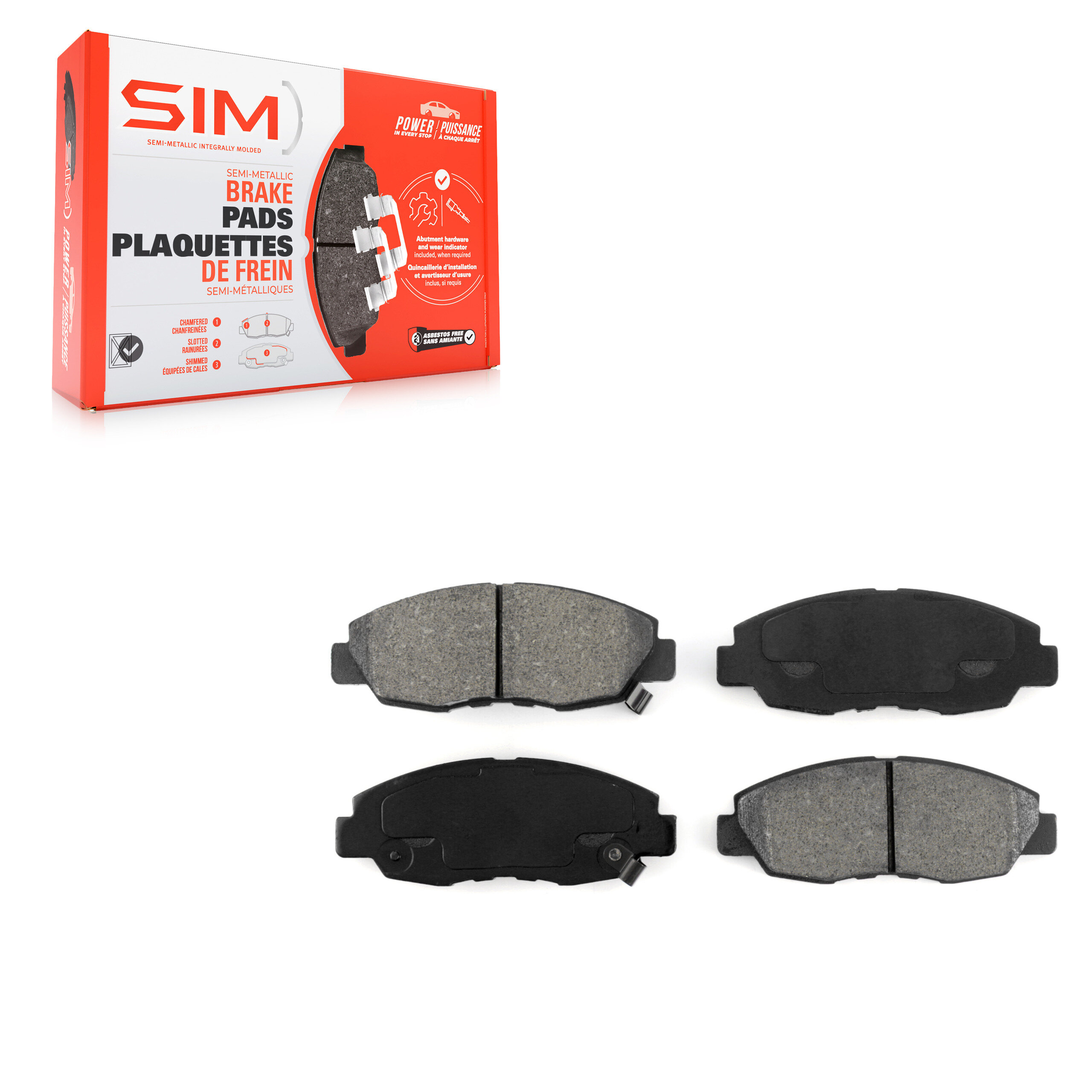 Semi-Metallic Brake Pads