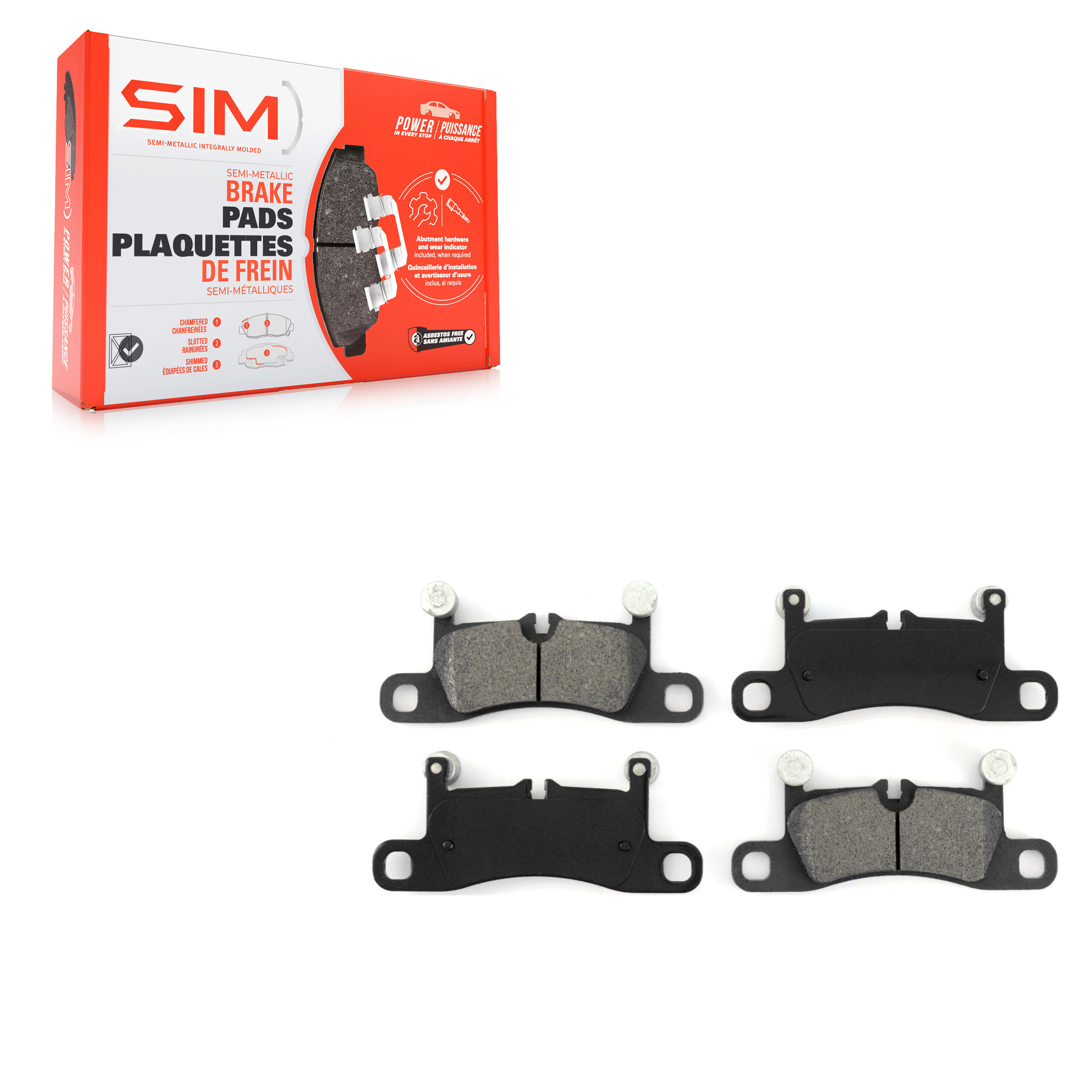 Semi-Metallic Brake Pads