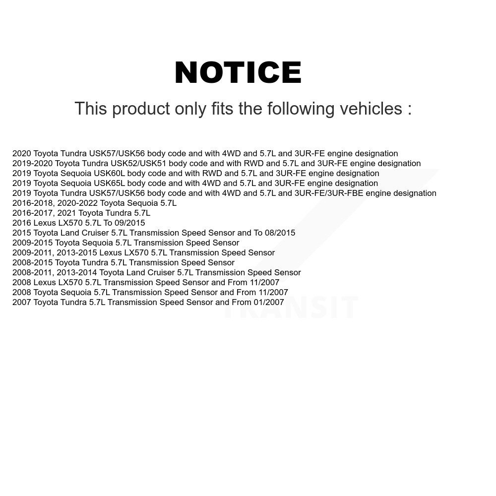 Mpulse - SEN-2VSS0737 - Vehicle Speed Sensor