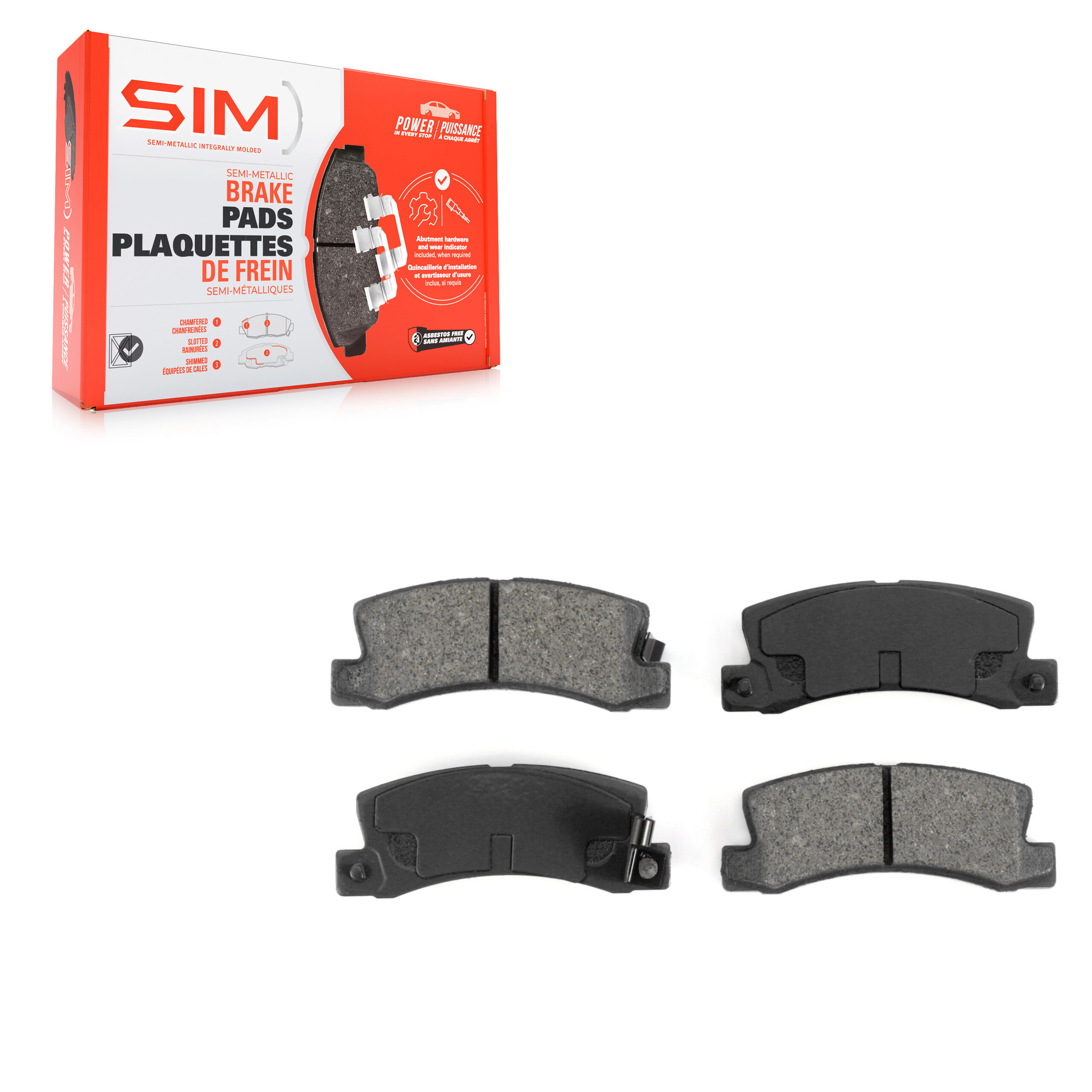 Semi-Metallic Brake Pads