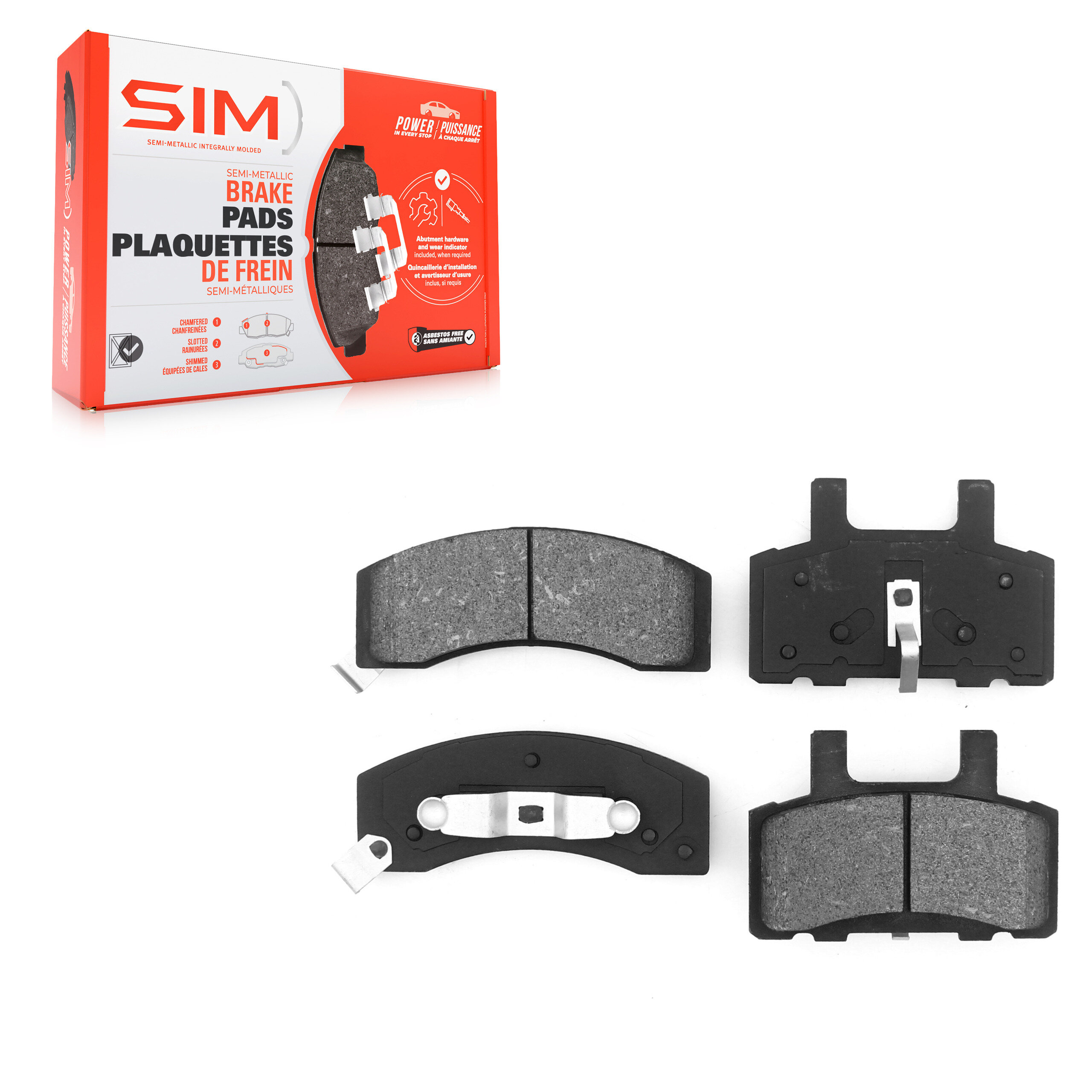 Semi-Metallic Brake Pads