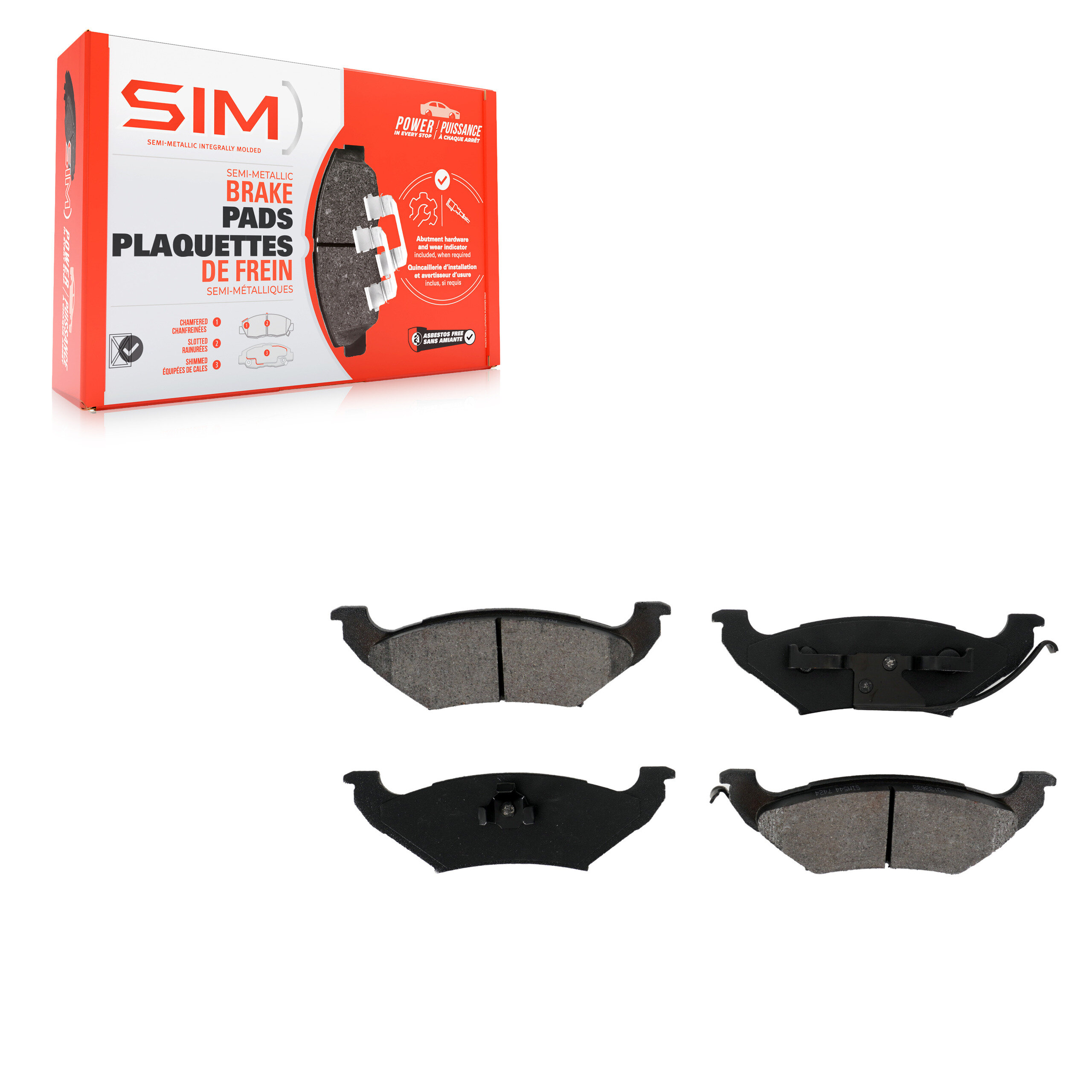 Semi-Metallic Brake Pads