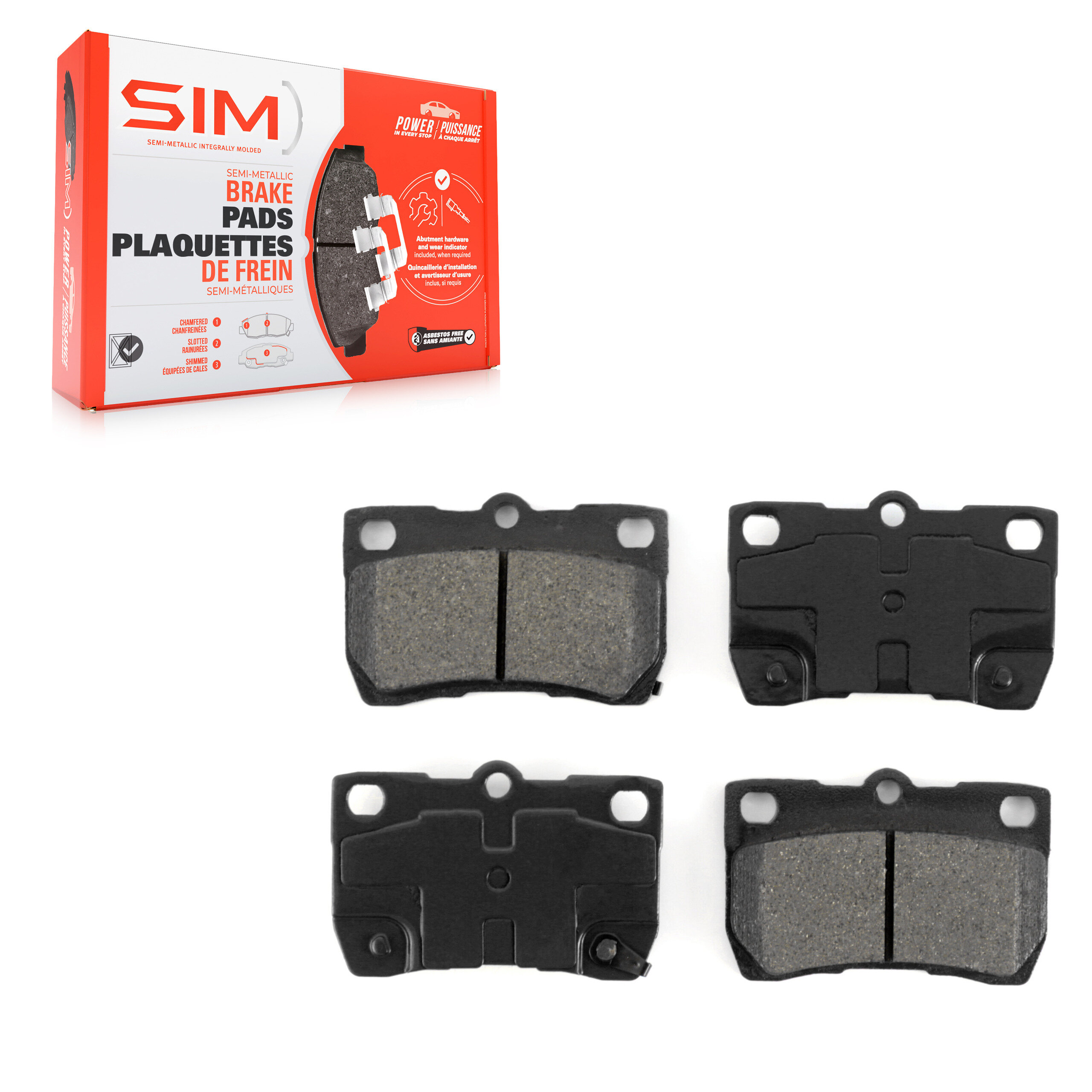 Semi-Metallic Brake Pads