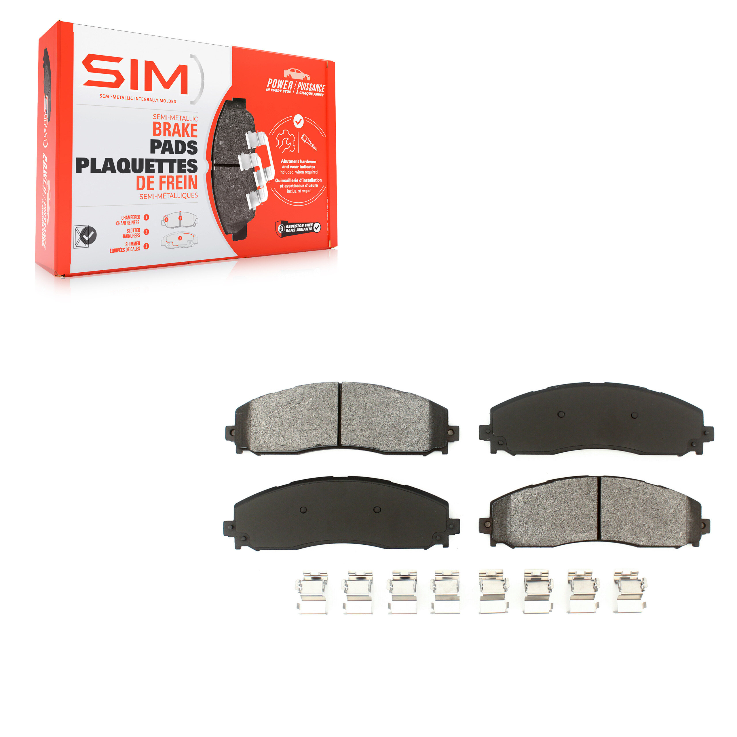 Semi-Metallic Brake Pads