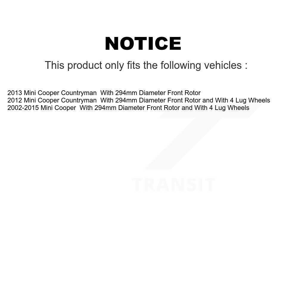 GENIUS - GCR-980605 - Coated Disc Brake Rotor