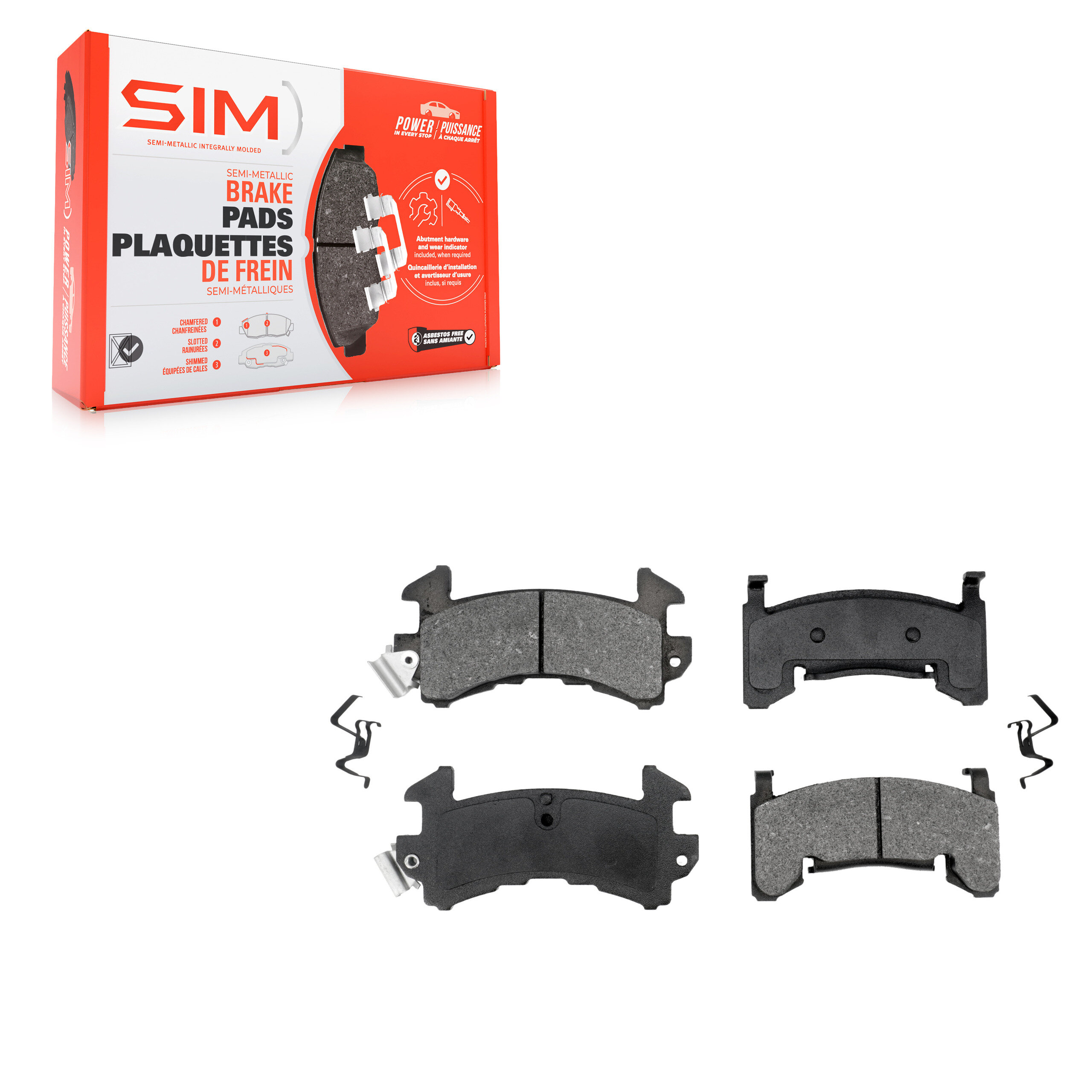 Semi-Metallic Brake Pads