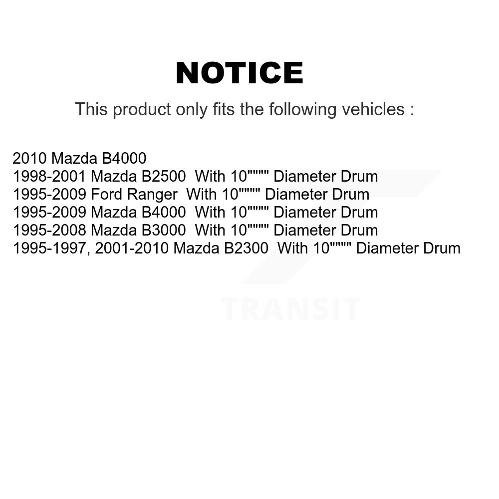 Top Quality - 13-H7295 - Drum Brake Hardware Kit