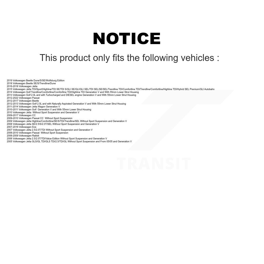 TMC - 78-72311 - Suspension Strut