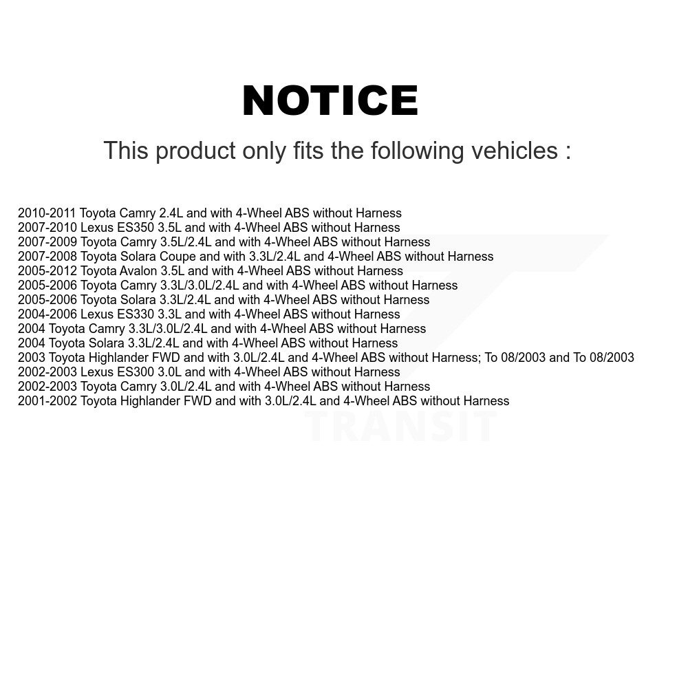 Mpulse - SEN-2ABS0303 - ABS Wheel Speed Sensor