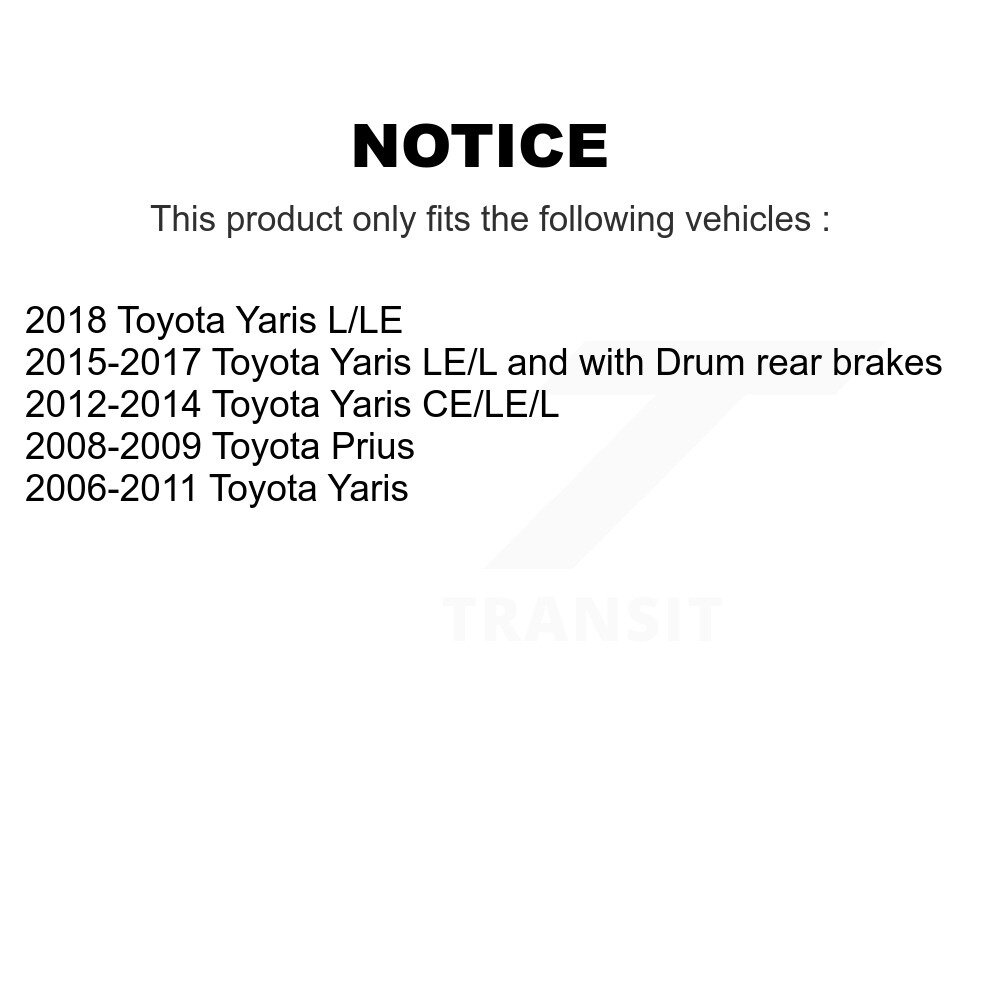 Top Quality - 13-H17445 - Drum Brake Hardware Kit