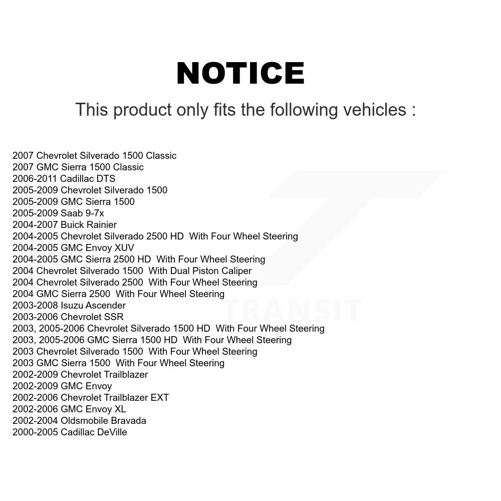 Top Quality - 13-H7319 - Parking Brake Hardware Kit