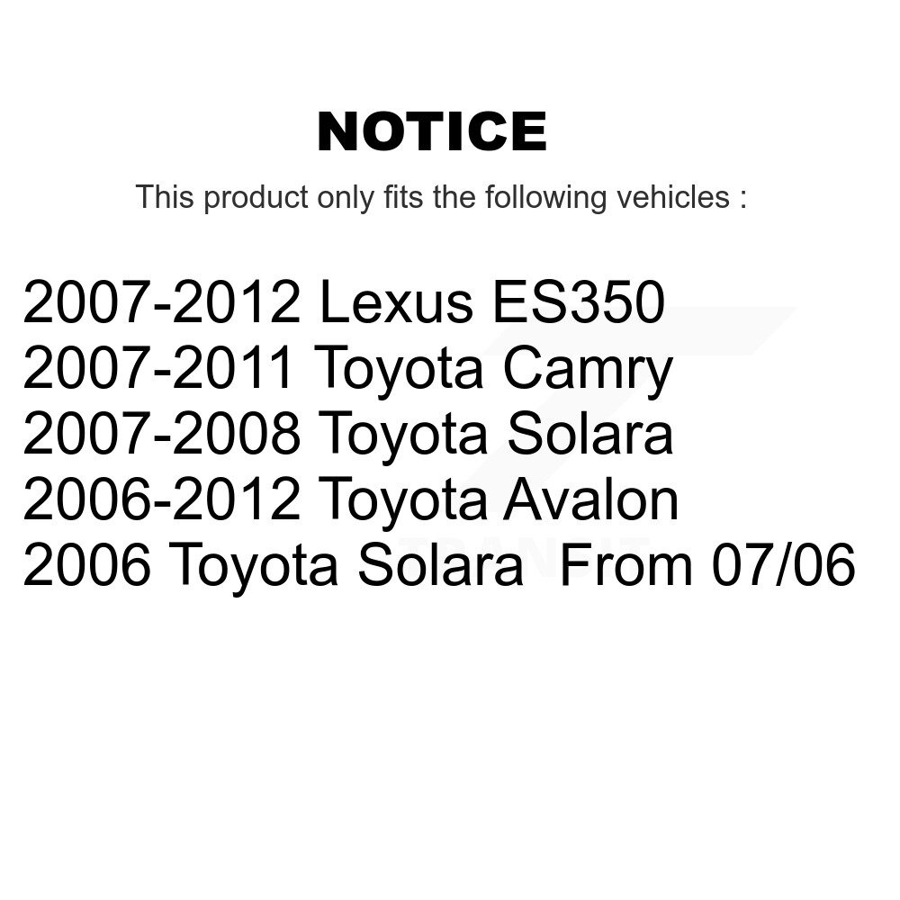 Top Quality - 73-908966 - Suspension Strut Hardware Kit