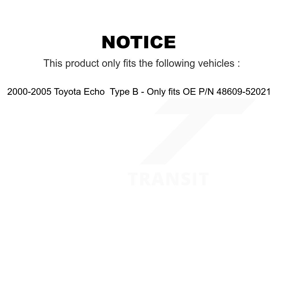 Top Quality - 73-905900 - Suspension Strut Hardware Kit