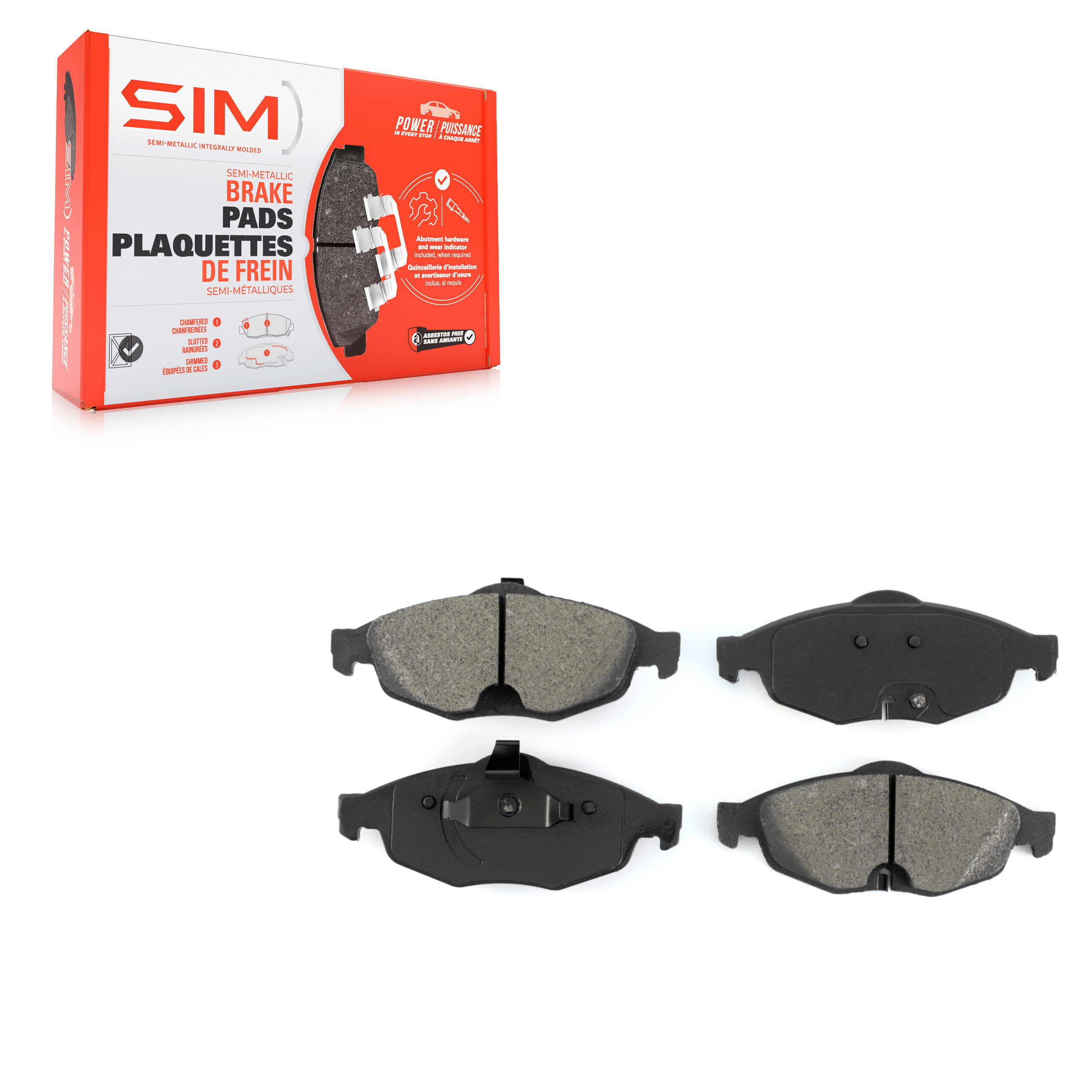 Semi-Metallic Brake Pads