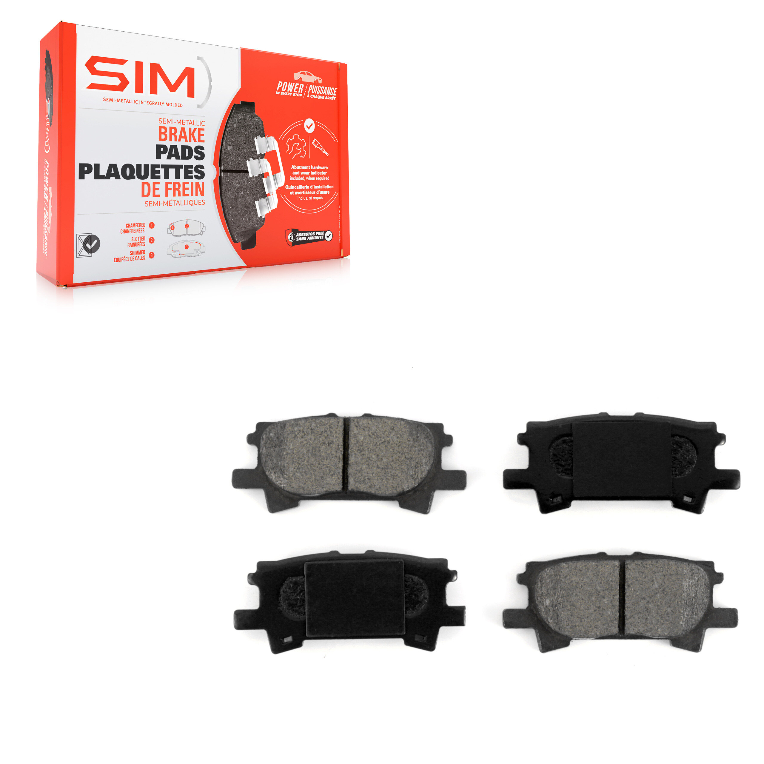 Semi-Metallic Brake Pads