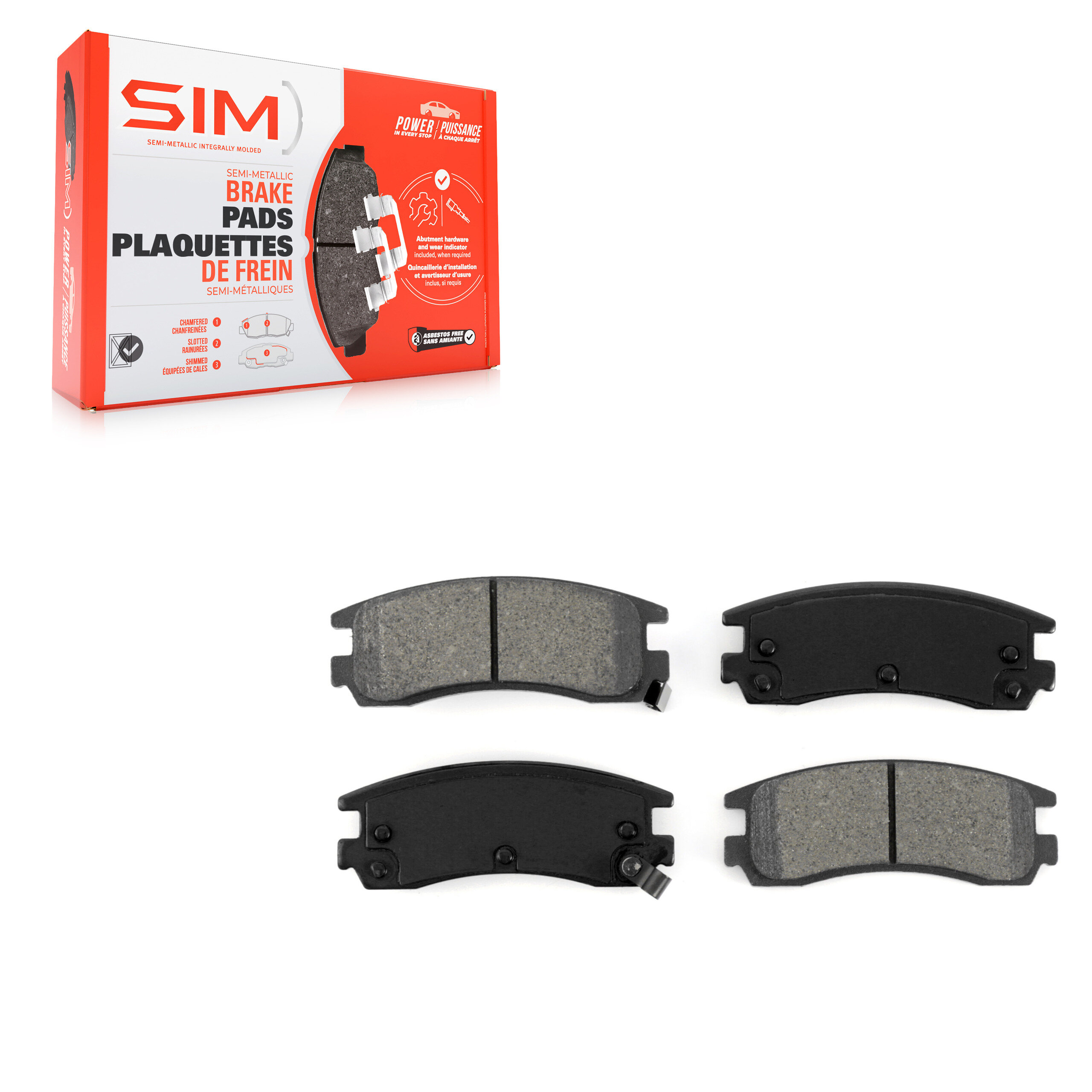 Semi-Metallic Brake Pads