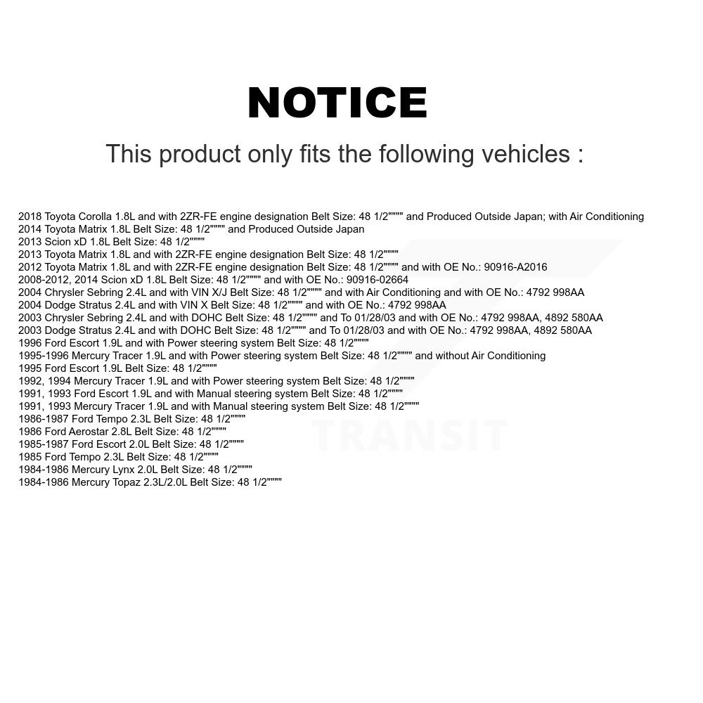 Bando - BAN-6PK1230 - Accessory Drive Belt