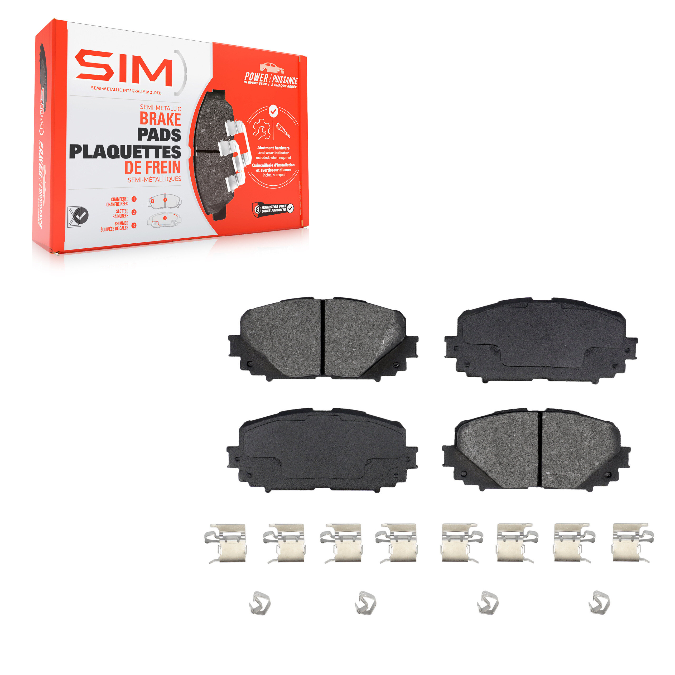 Semi-Metallic Brake Pads