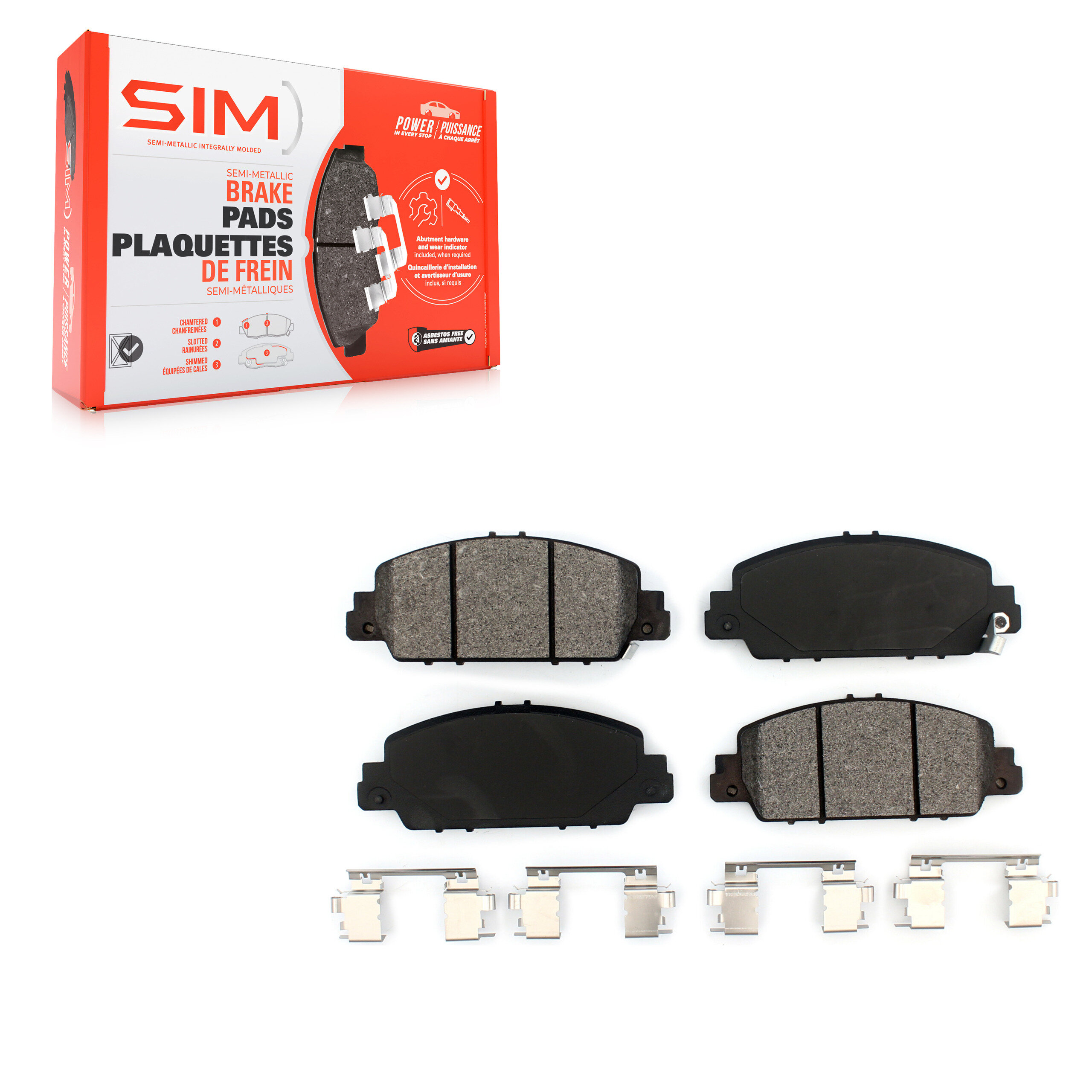 Semi-Metallic Brake Pads
