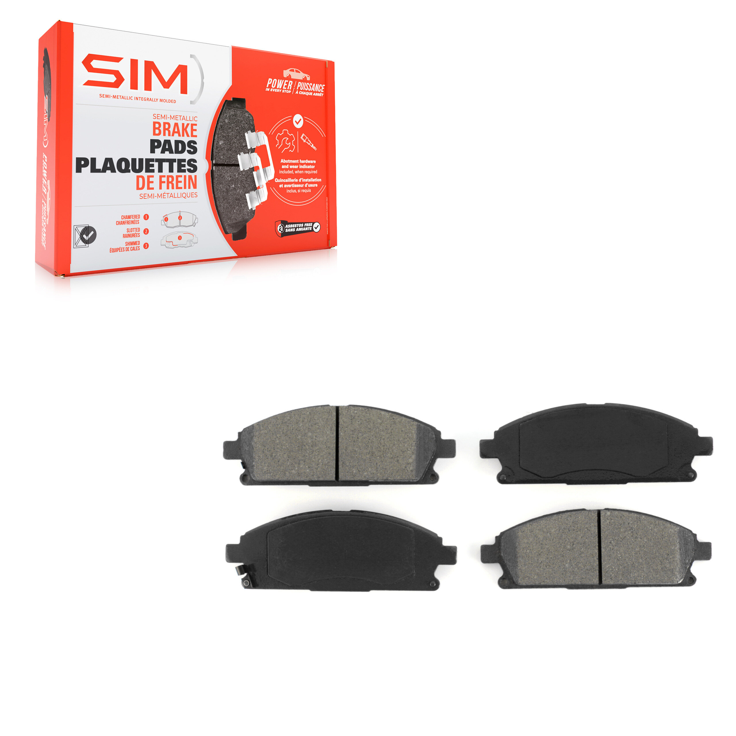 Semi-Metallic Brake Pads