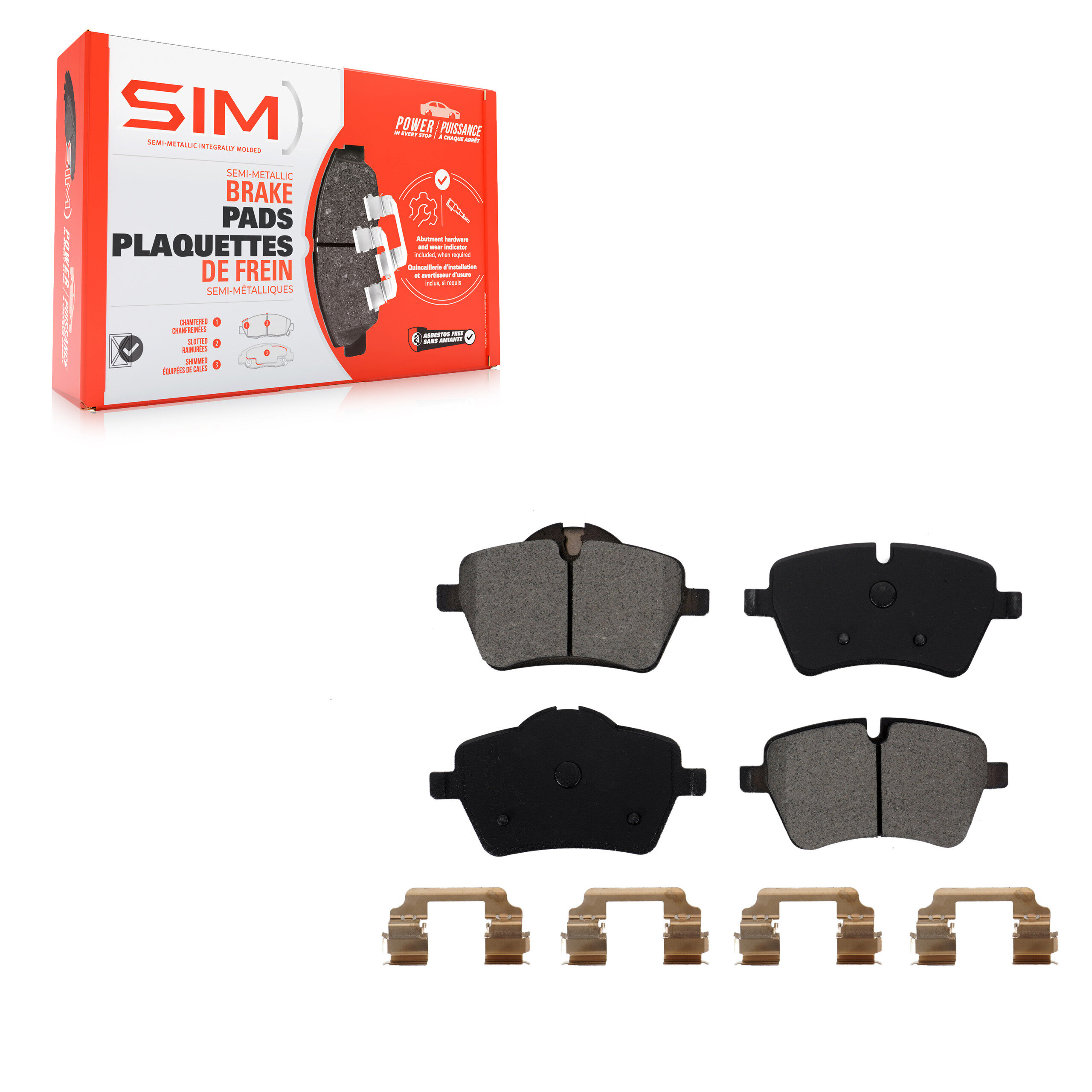 Semi-Metallic Brake Pads