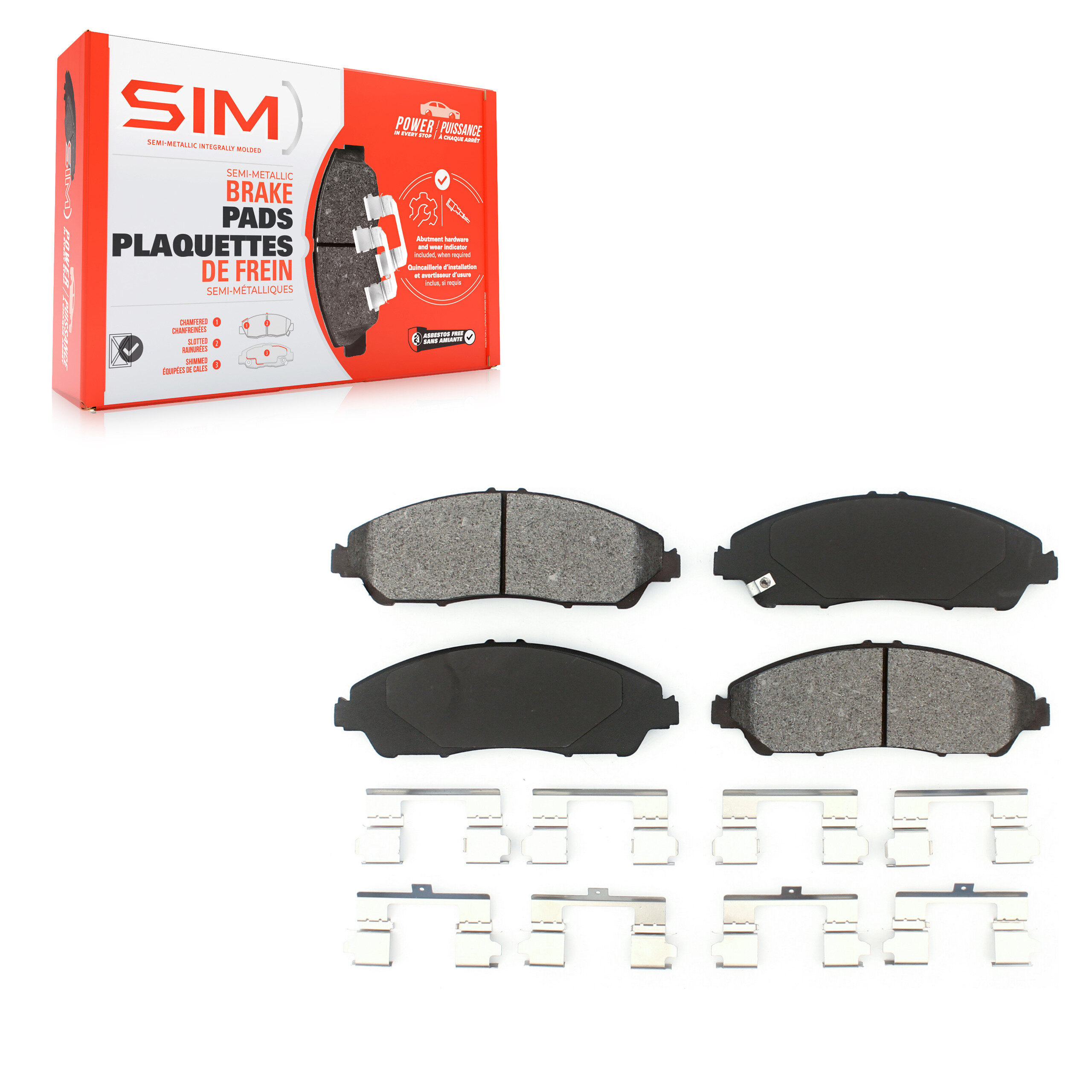 SIM - SIM-1723 - Semi-Metallic Brake Pads