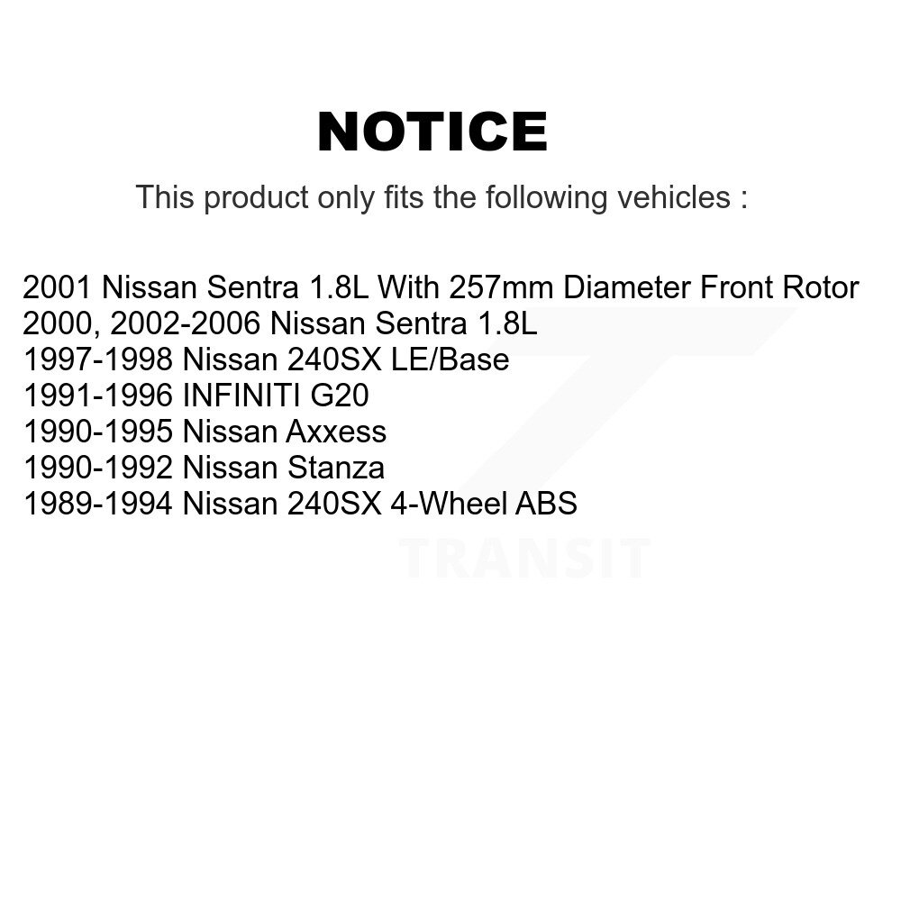 GENIUS - GCR-96063 - Coated Disc Brake Rotor