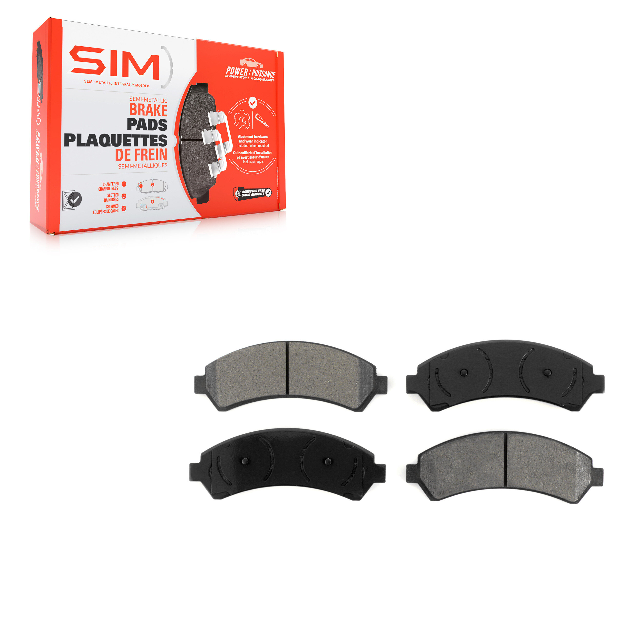 Semi-Metallic Brake Pads