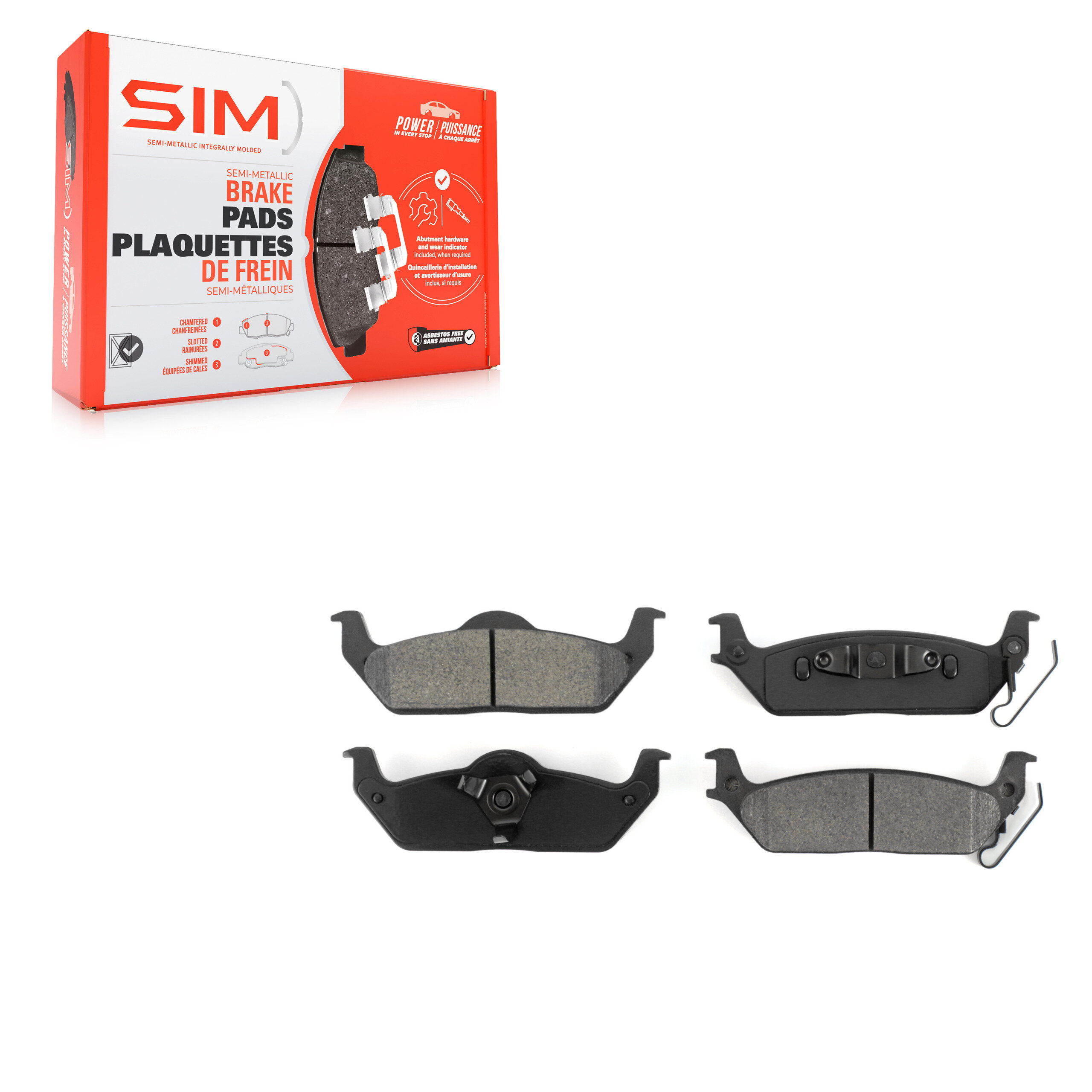 Semi-Metallic Brake Pads