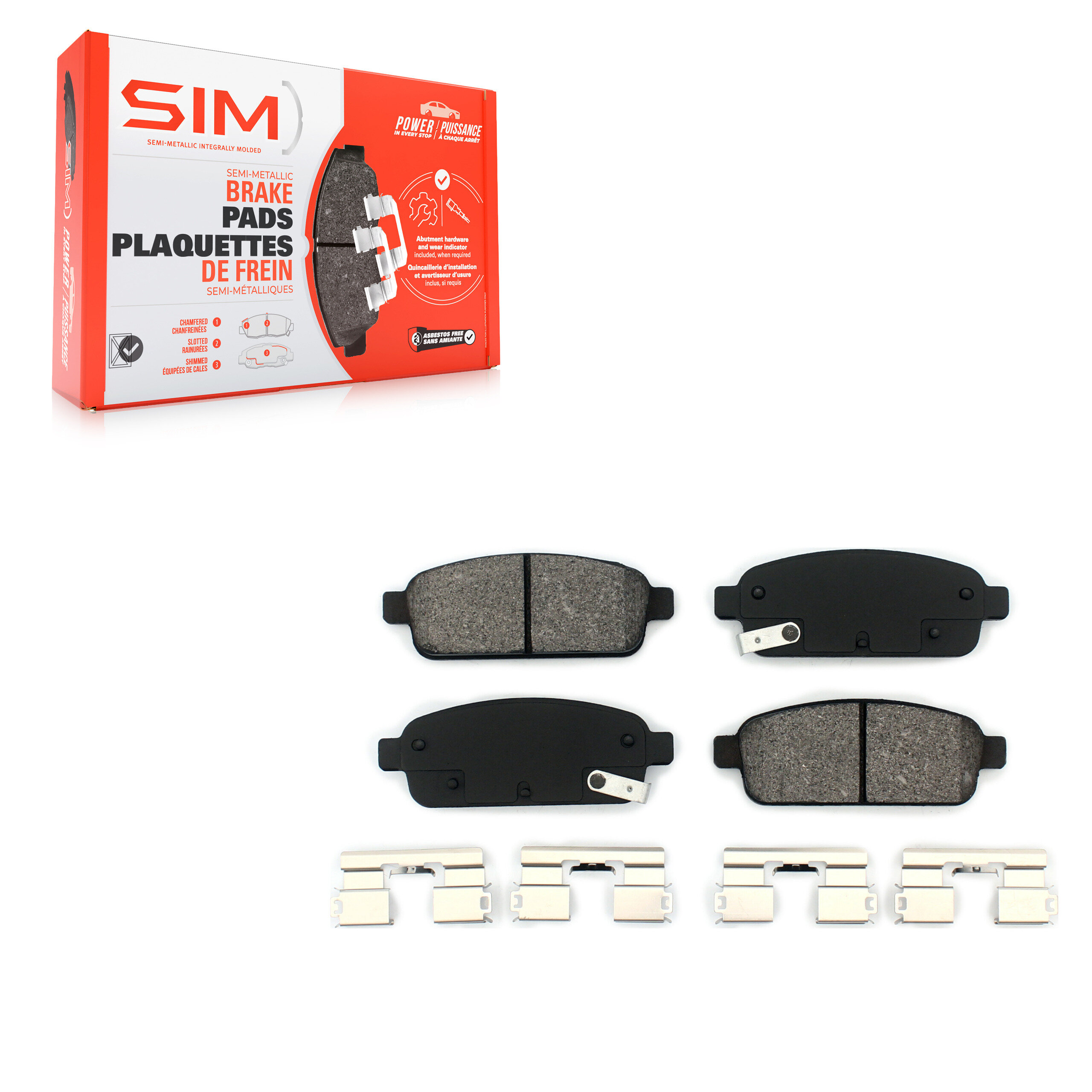 Semi-Metallic Brake Pads