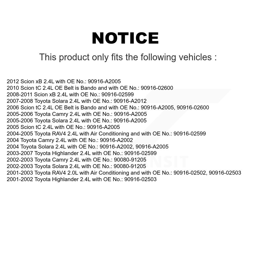 Bando - BAN-7PK1935 - Accessory Drive Belt