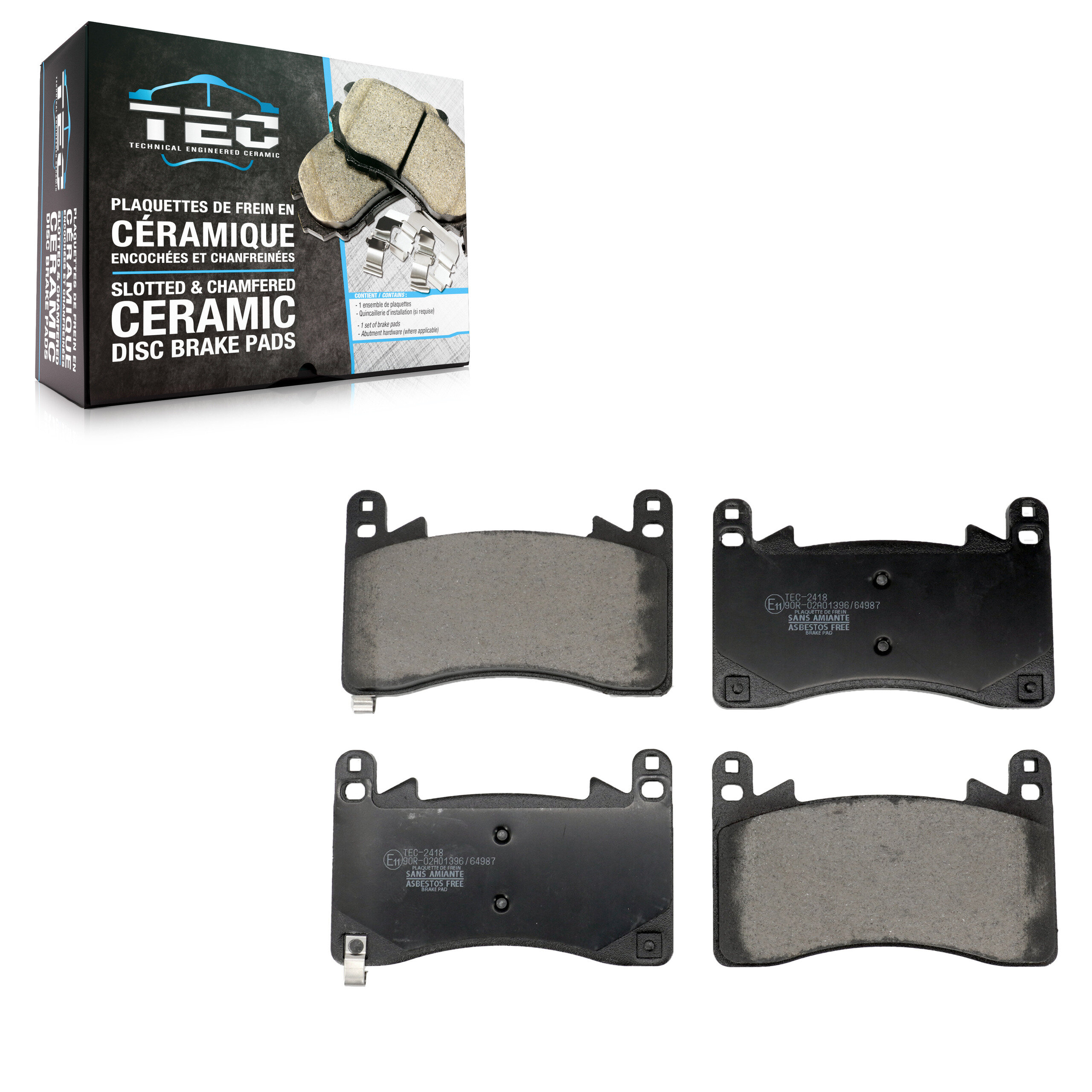 TEC - TEC-2418 - Ceramic Brake Pads