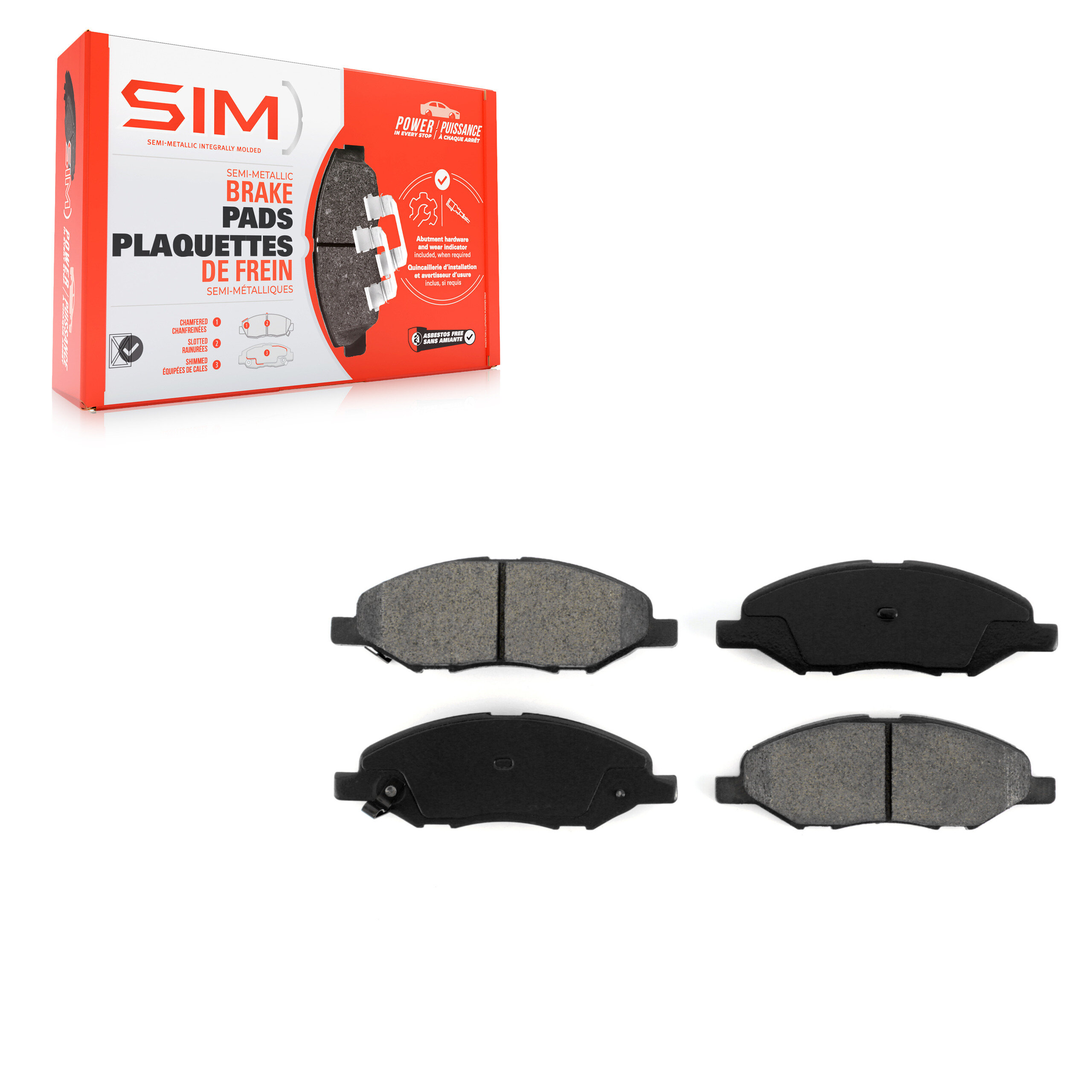 Semi-Metallic Brake Pads