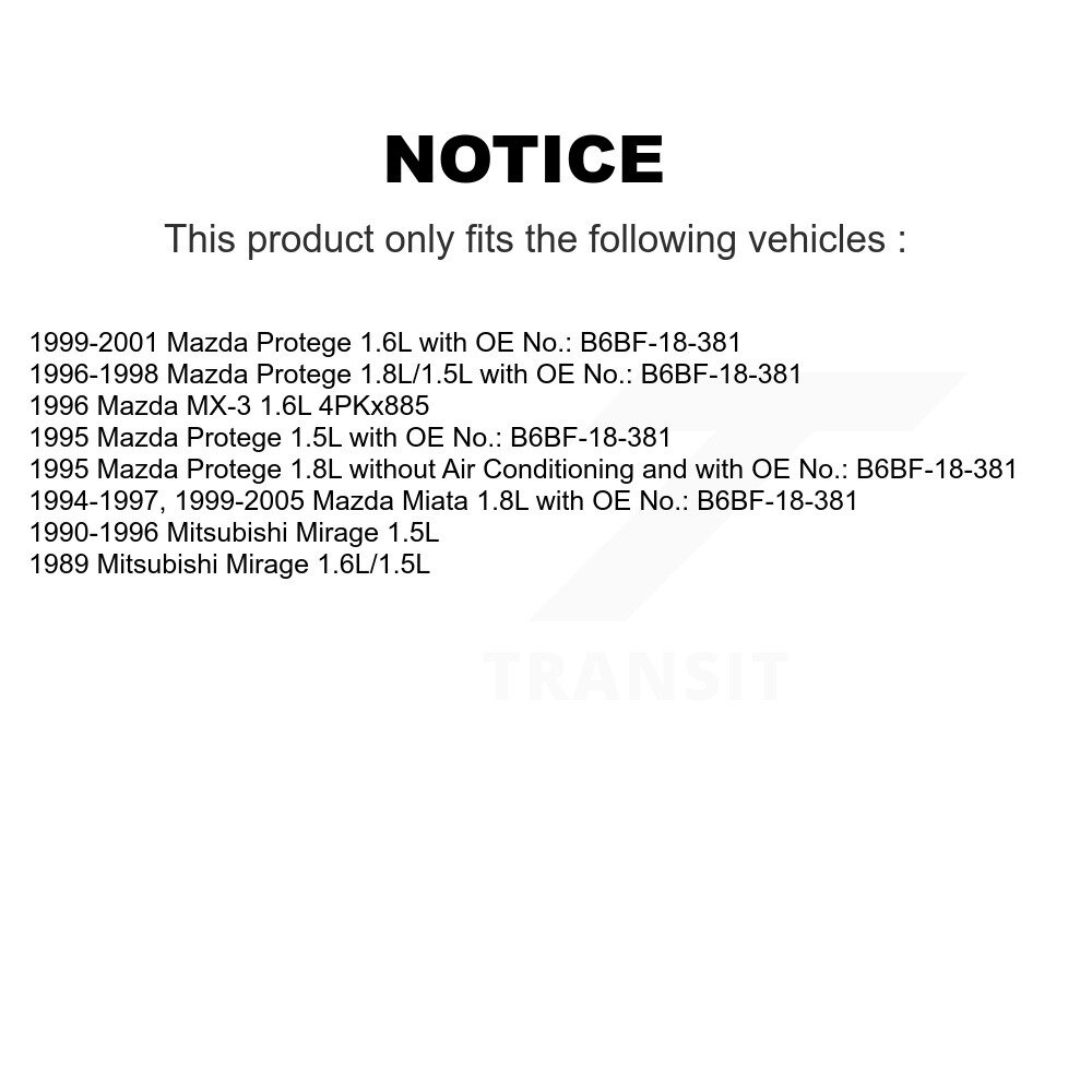 Bando - BAN-4PK885 - Accessory Drive Belt