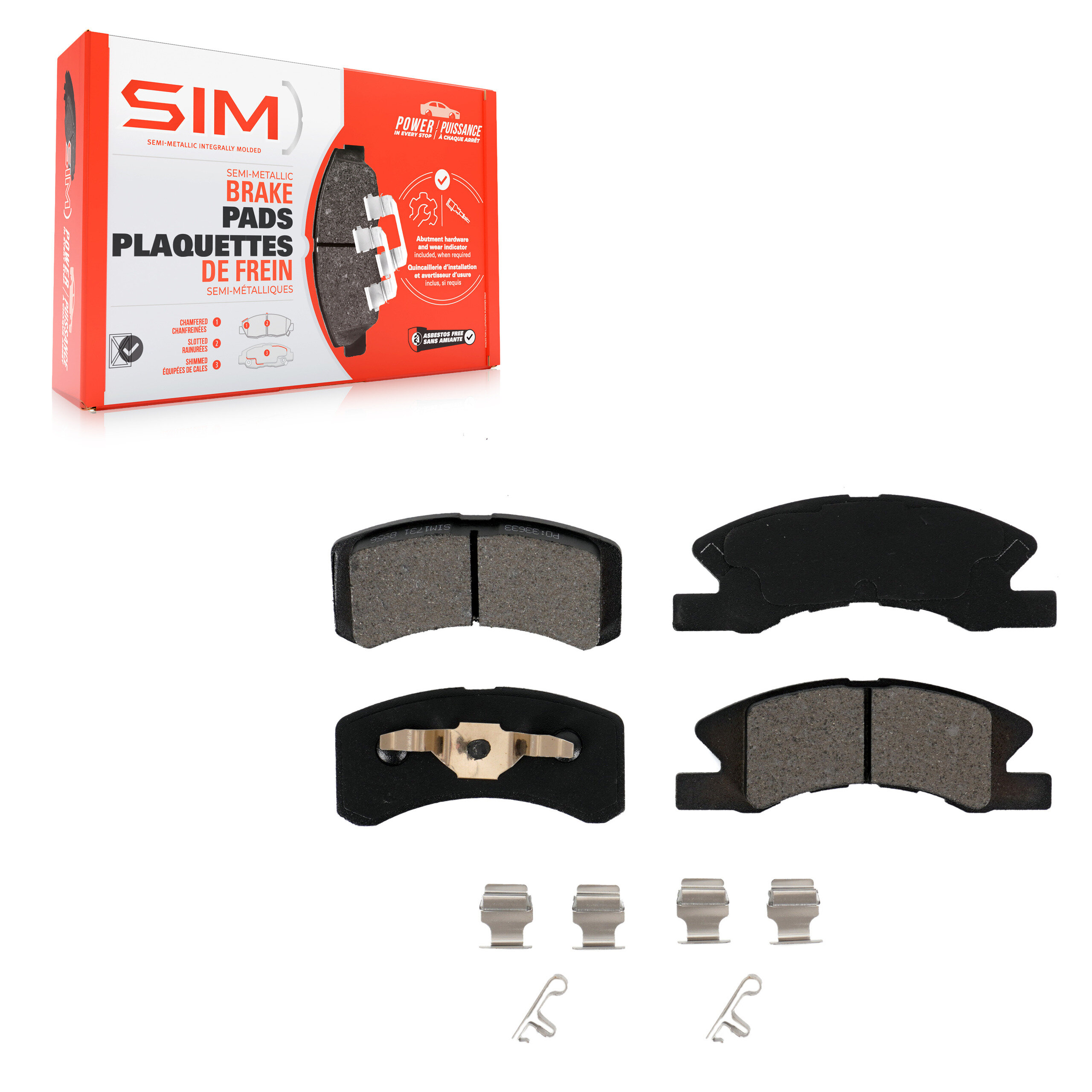 Semi-Metallic Brake Pads