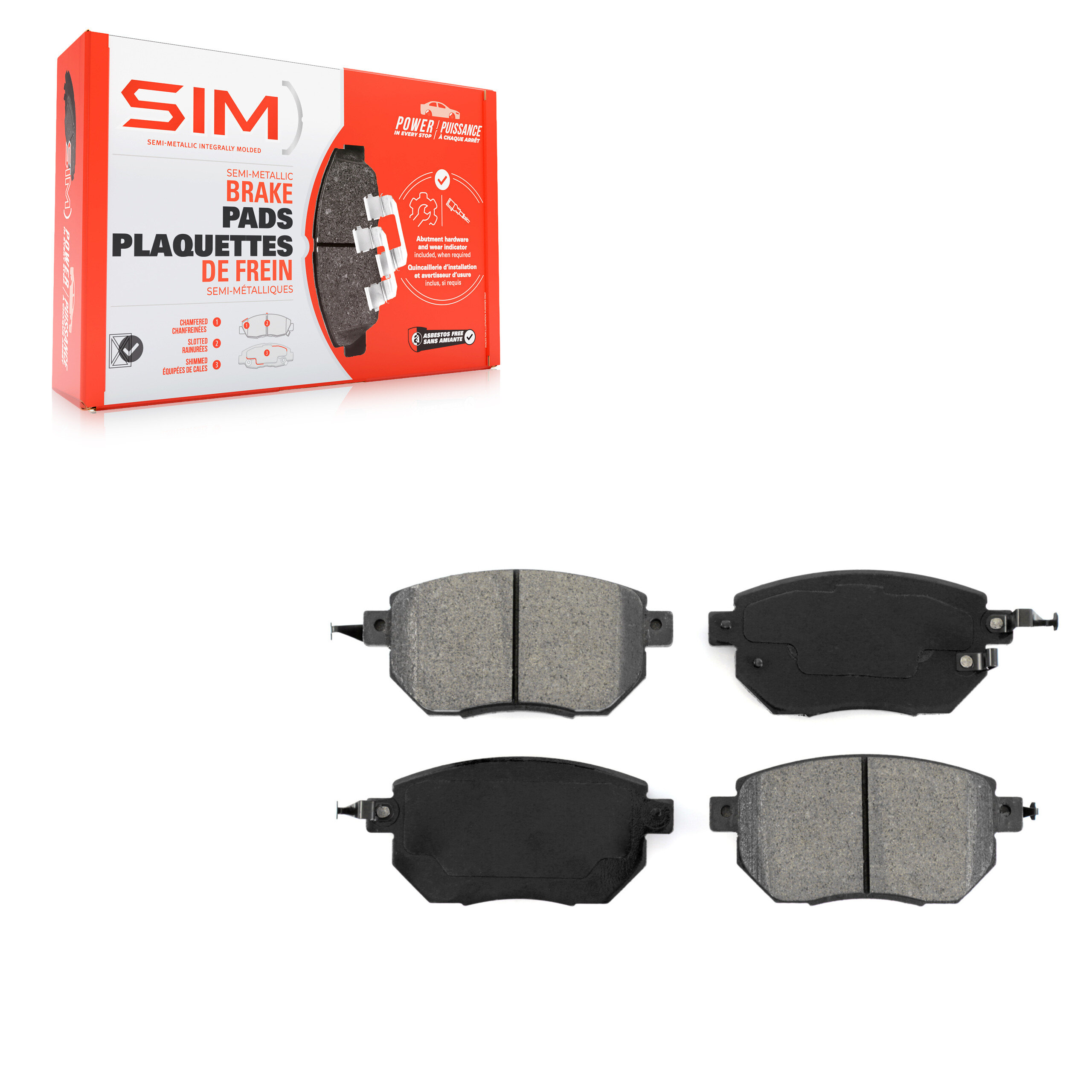 Semi-Metallic Brake Pads