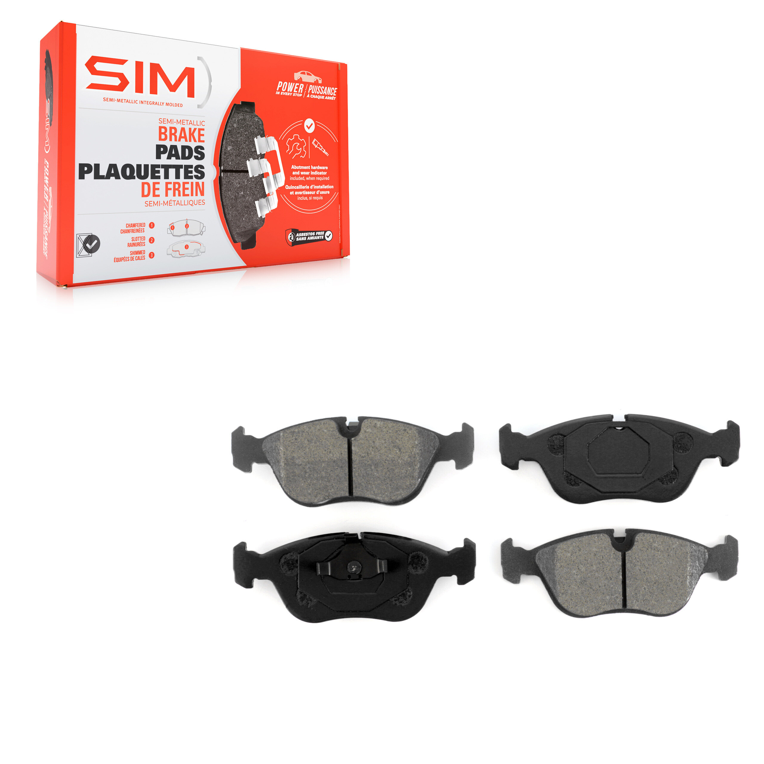Semi-Metallic Brake Pads