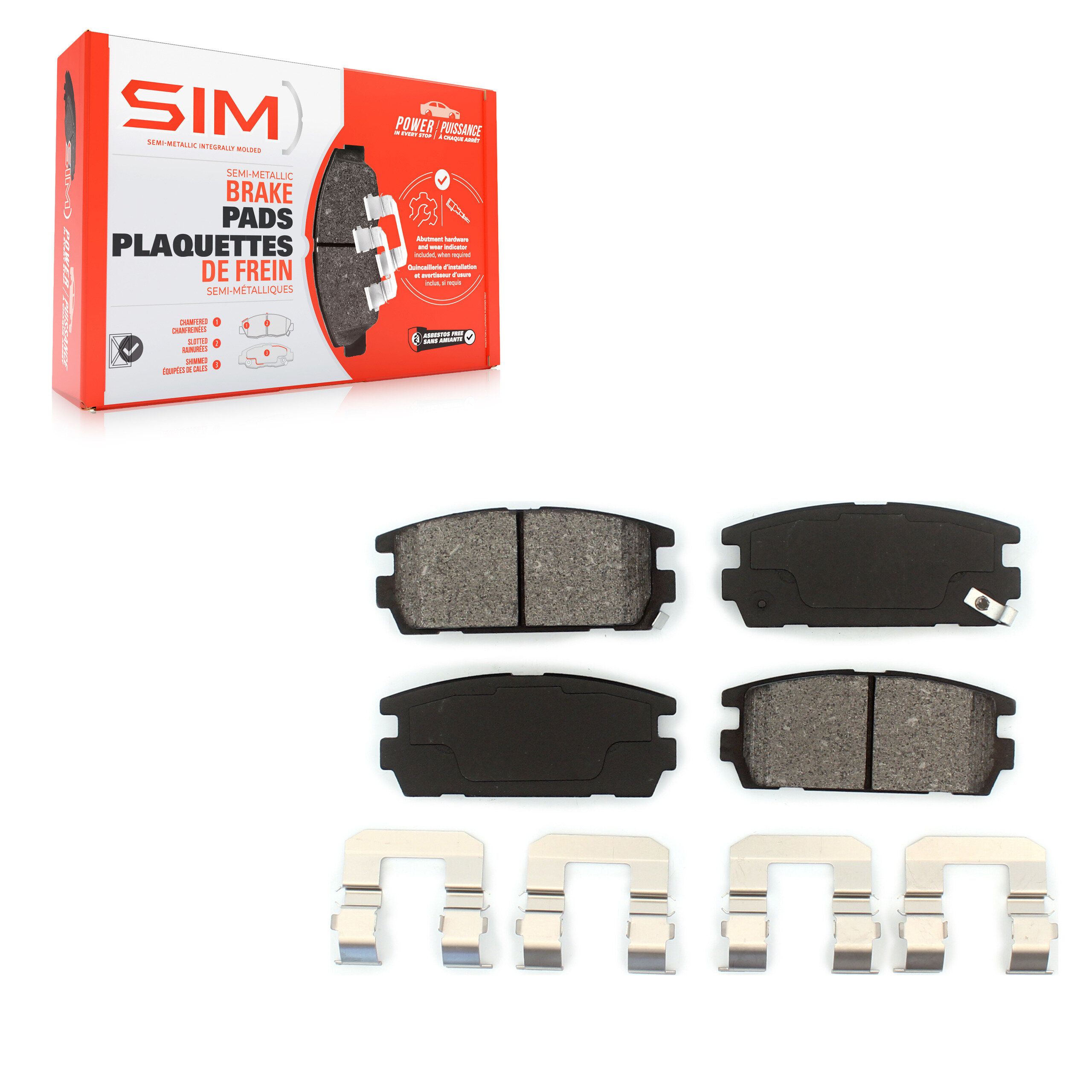 Semi-Metallic Brake Pads