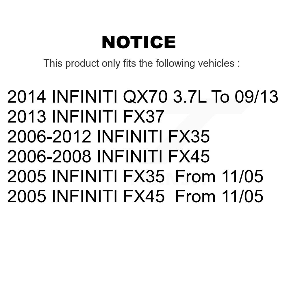 GENIUS - GCR-980574 - Coated Disc Brake Rotor