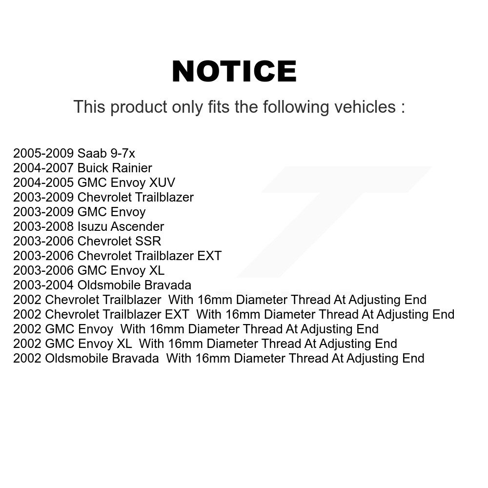 TOR - TOR-ES3675 - Steering Tie Rod End