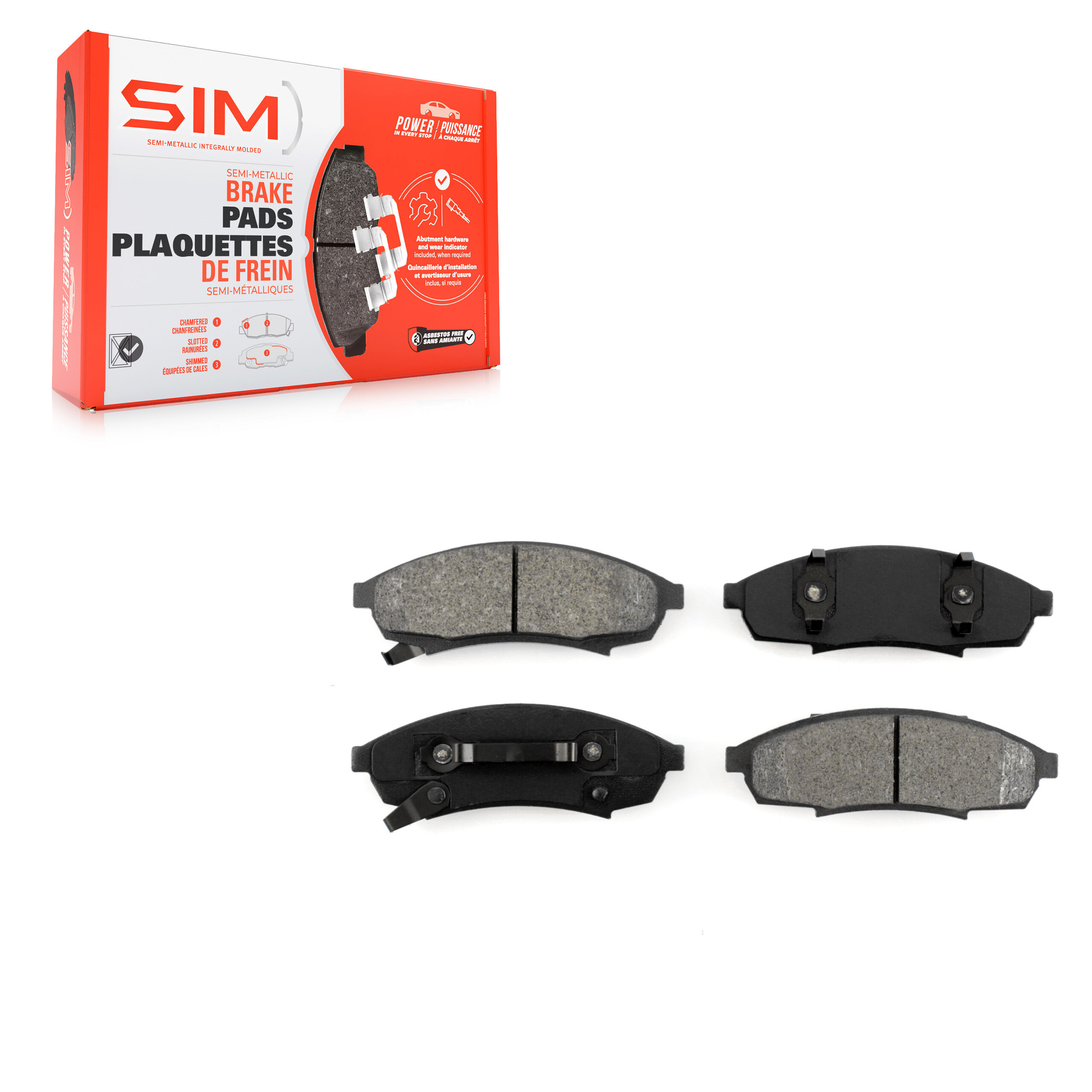Semi-Metallic Brake Pads