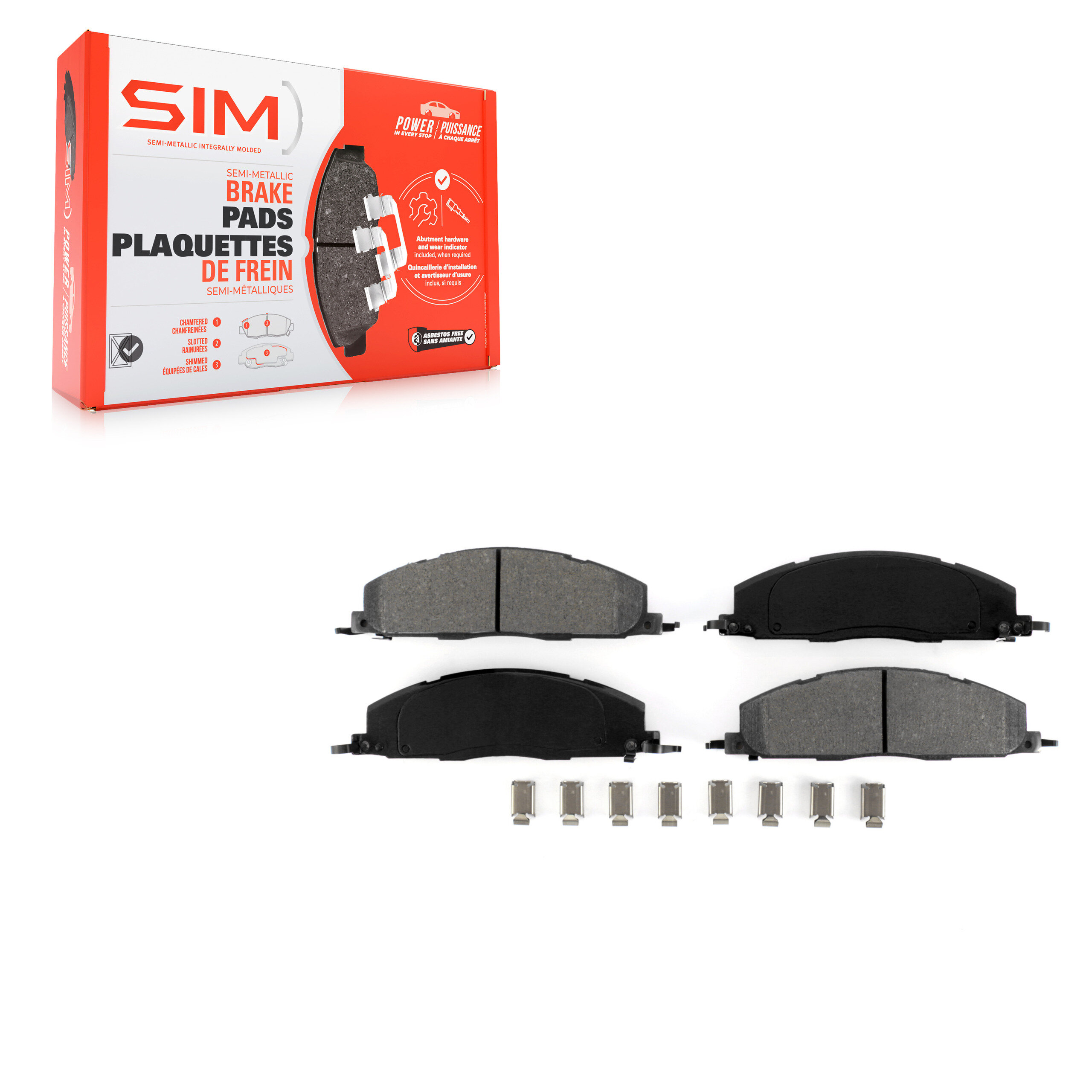 Semi-Metallic Brake Pads