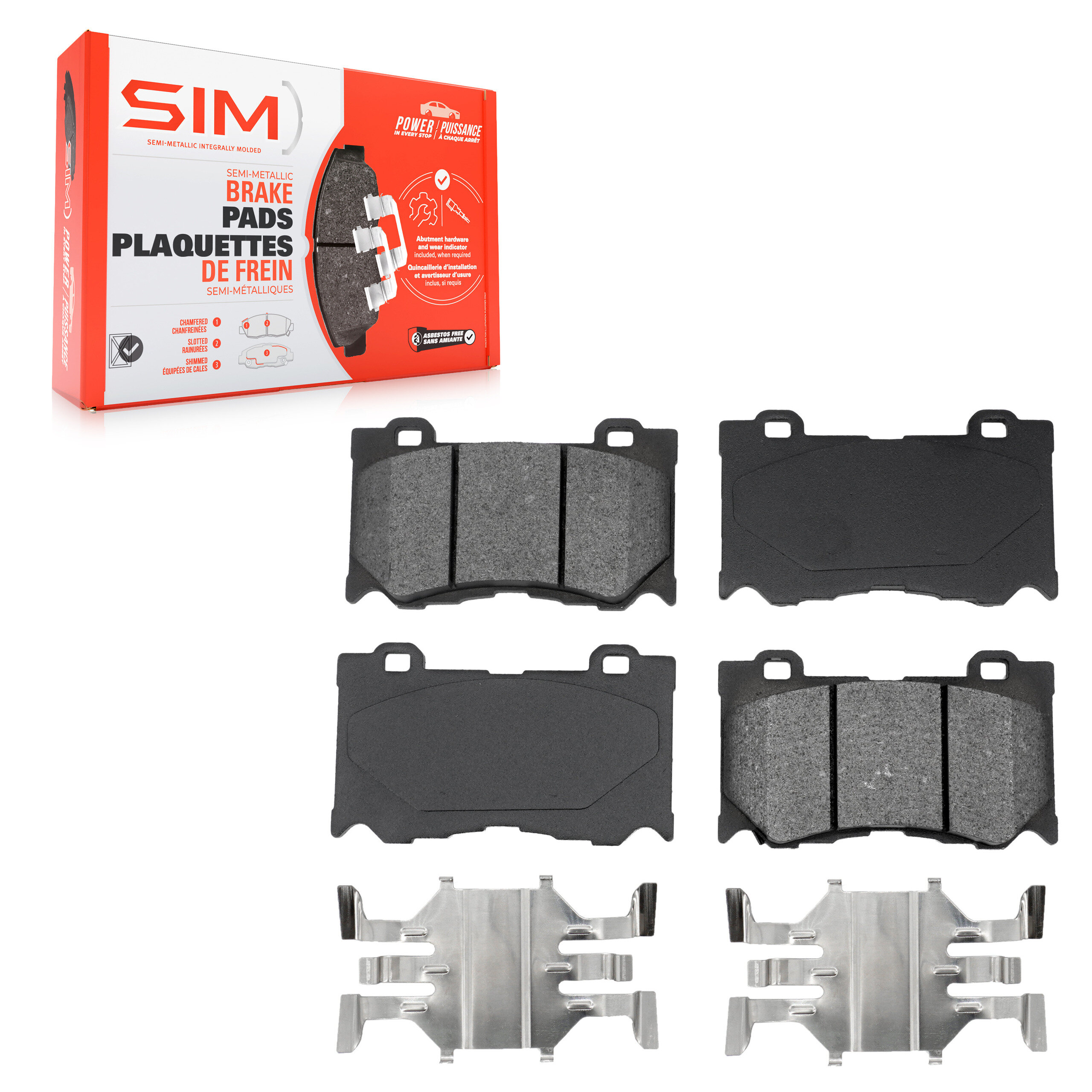 Semi-Metallic Brake Pads