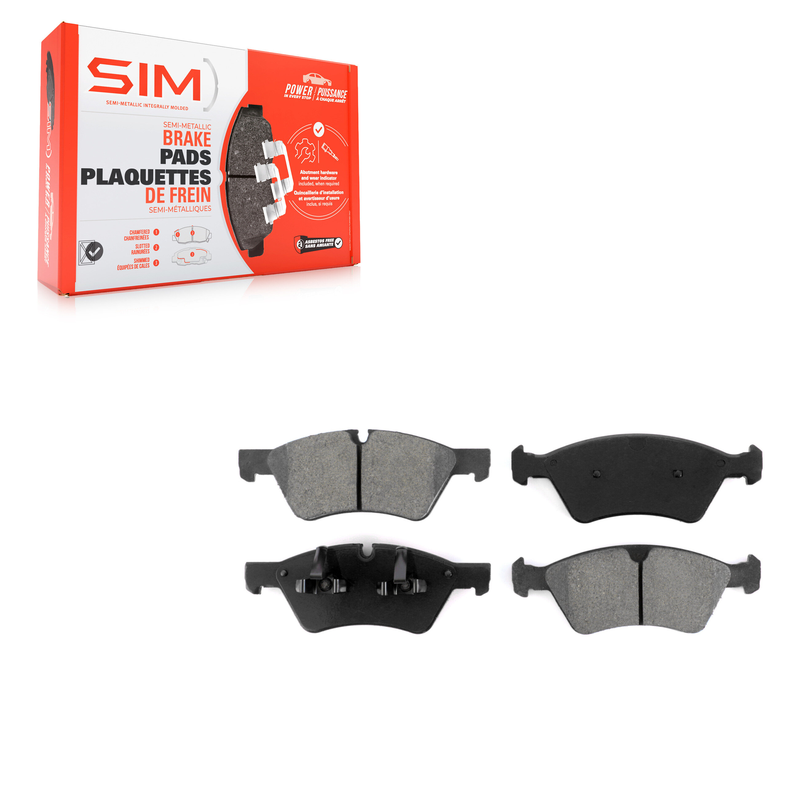 Semi-Metallic Brake Pads