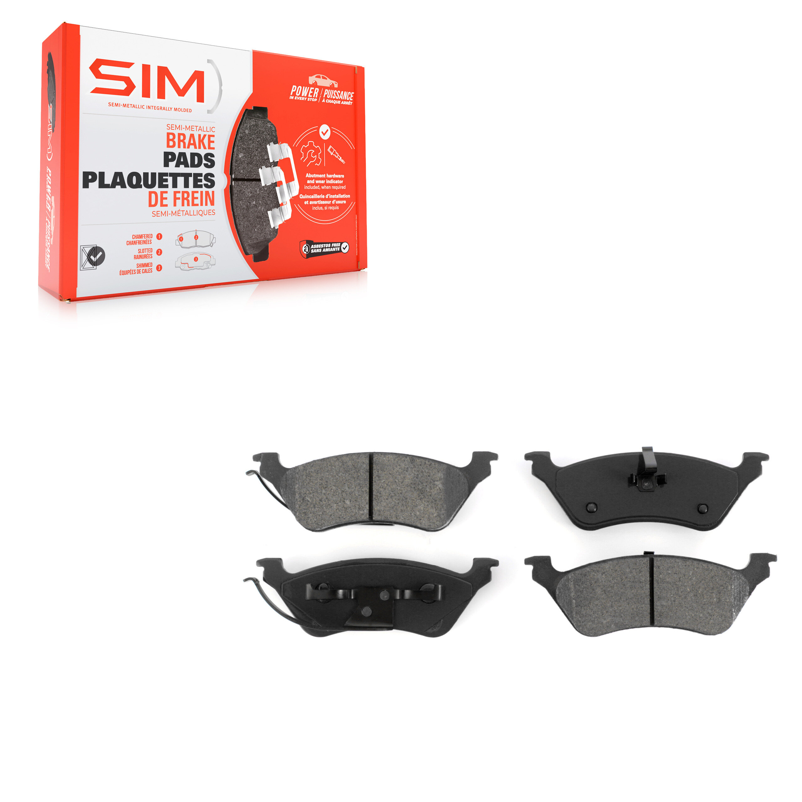 Semi-Metallic Brake Pads